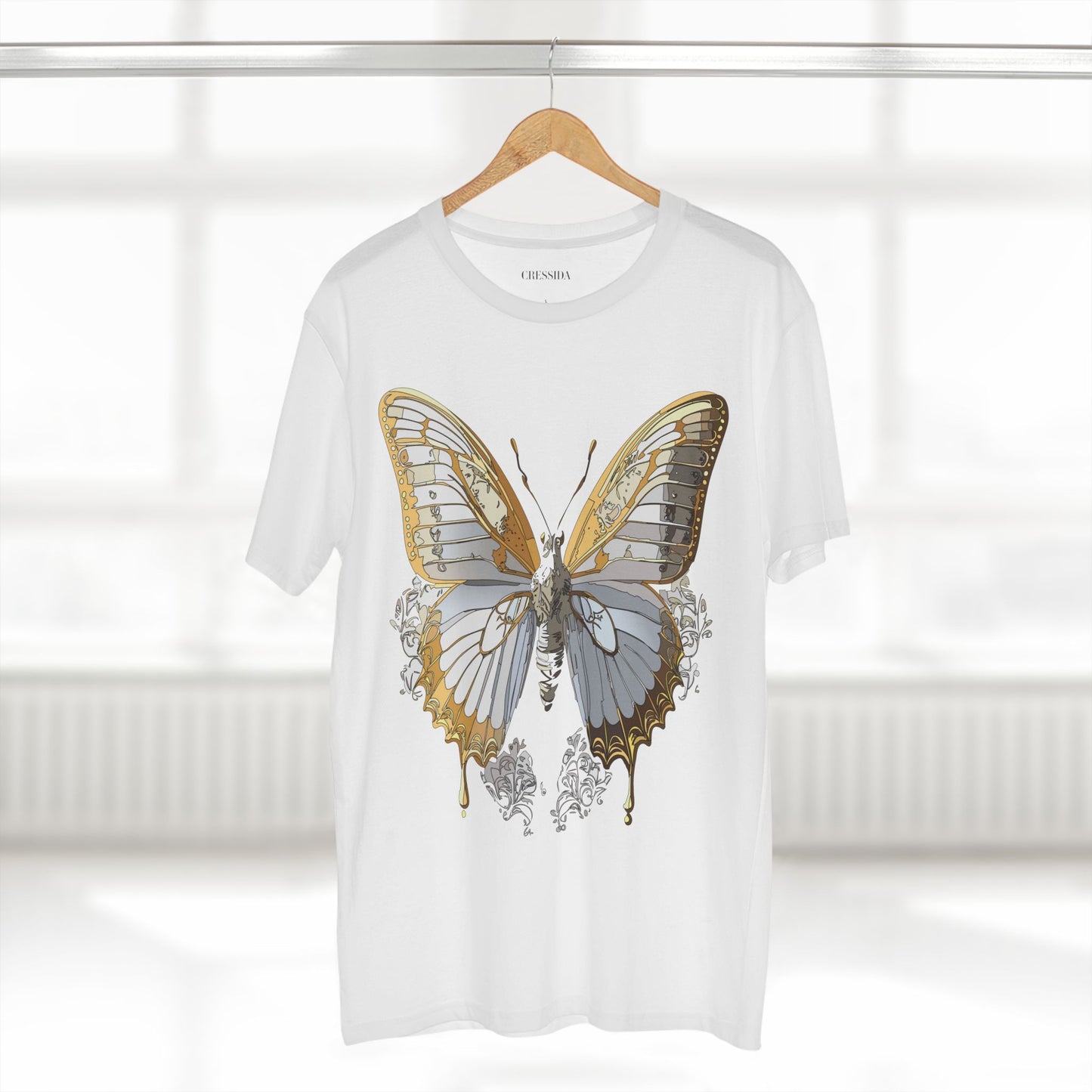 Butterfly shirt, Shirt with Butterfly, Tee Shirt with Antique Butterfly