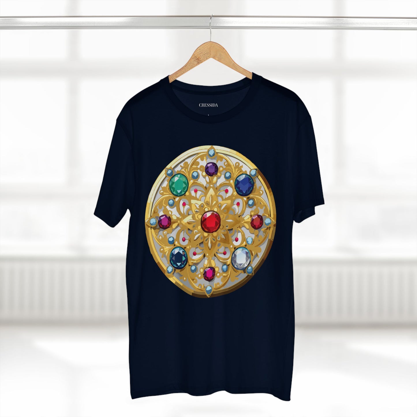 Medallion Shirt, Shirt with Medallion, Tee Shirt with Medal