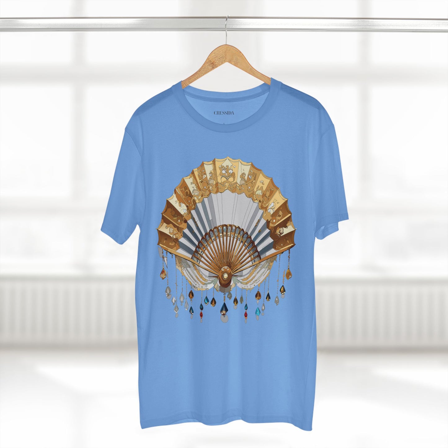 Fan shirt, Shirt with Fan, Tee Shirt with Antique Fan