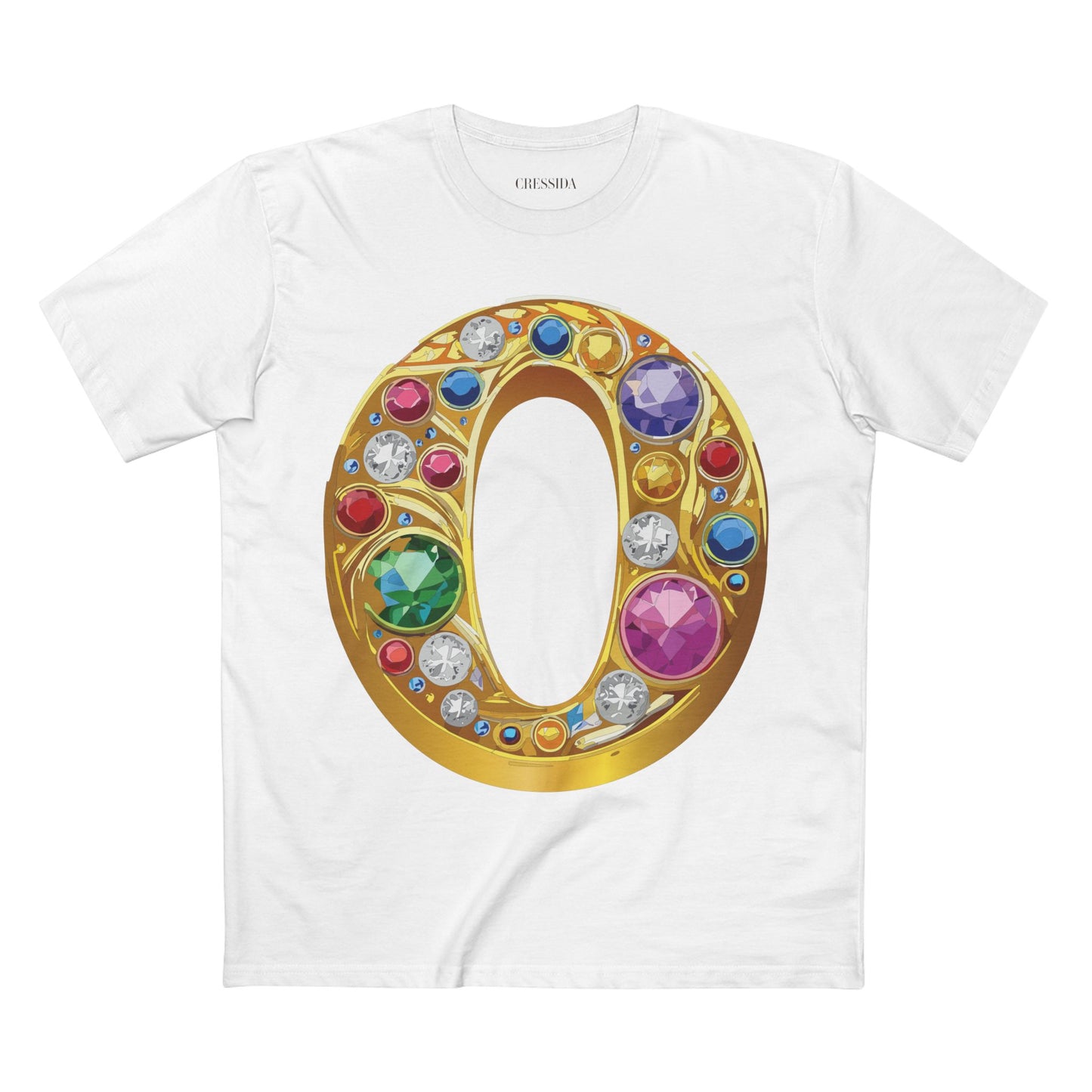 Letter Shirt, Shirt with Letters, Tee Shirt with Gold Letters