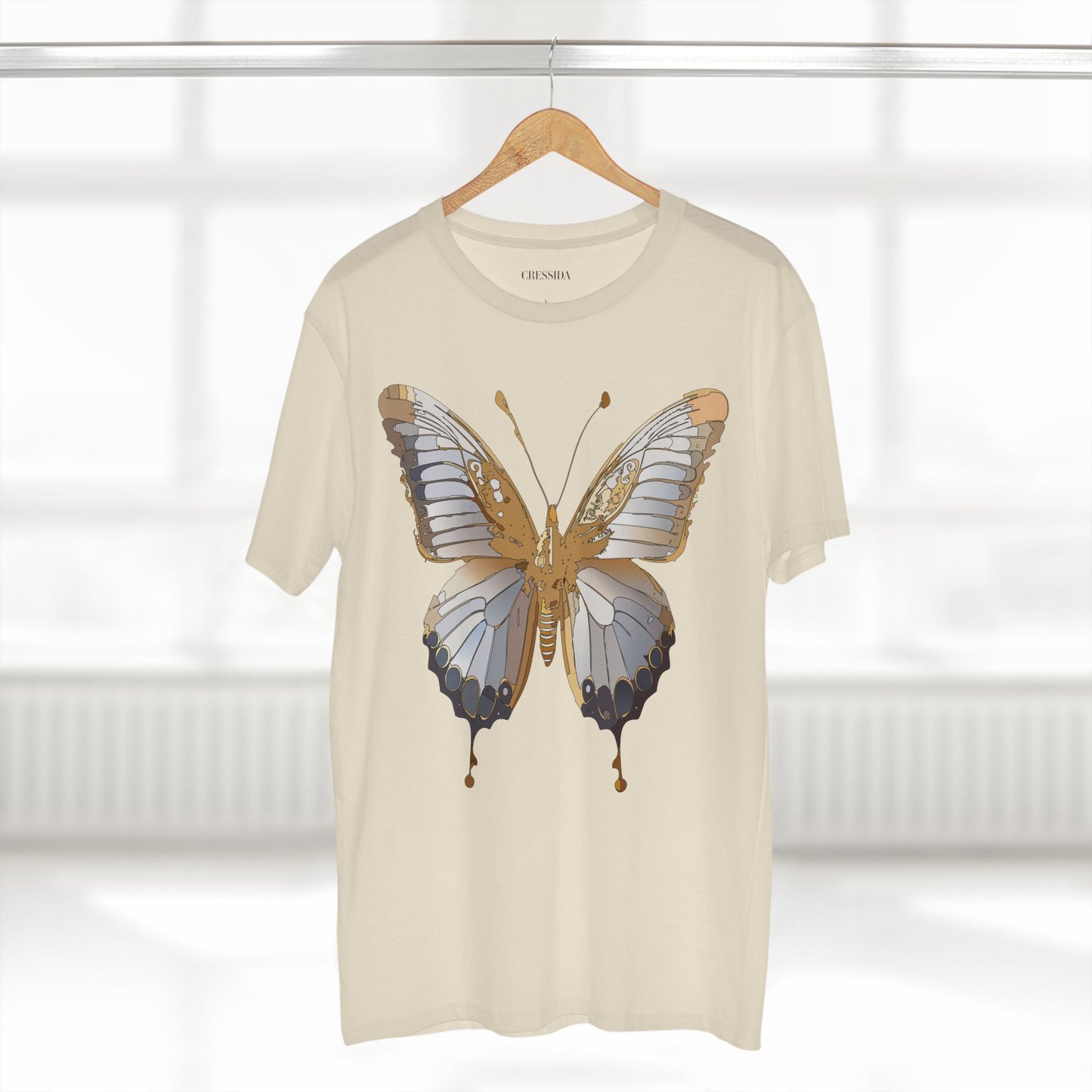 Butterfly shirt, Shirt with Butterfly, Tee Shirt with Antique Butterfly