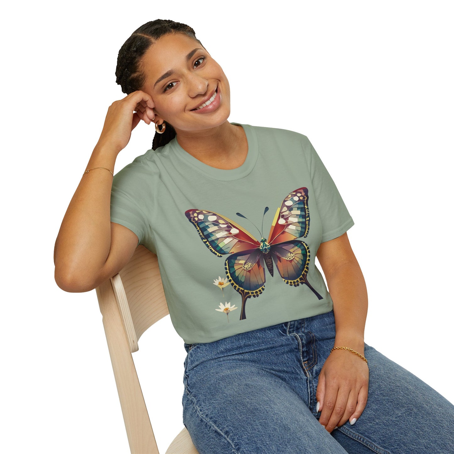 Butterfly Shirt, T Shirt with Butterfly, Monarch Shirt