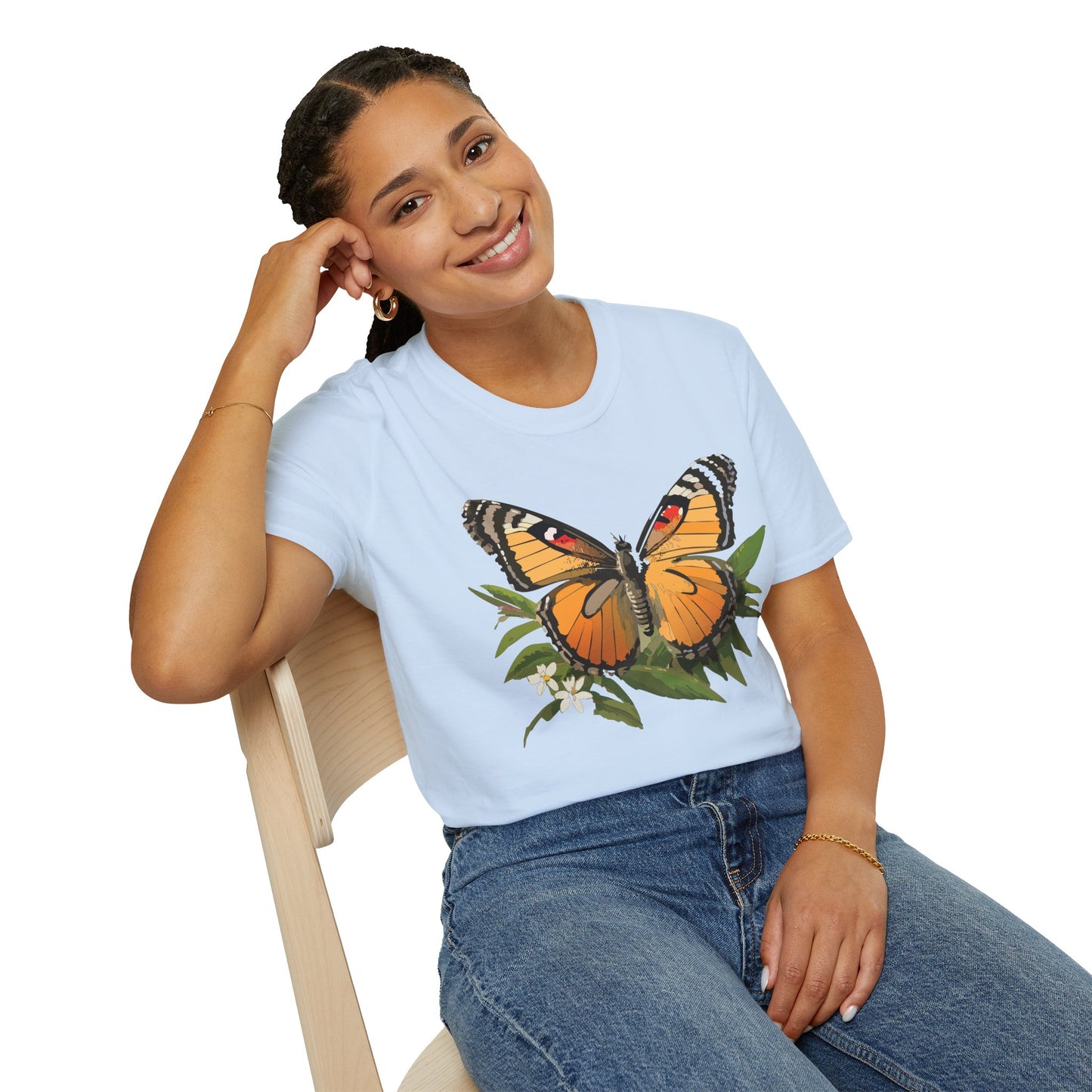 Butterfly Shirt, T Shirt with Butterfly, Monarch Shirt