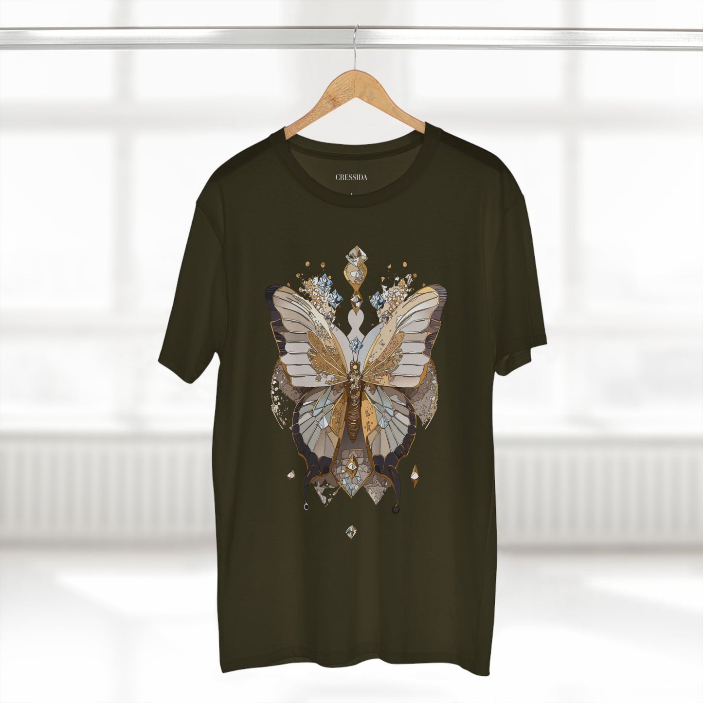 Butterfly shirt, Shirt with Butterfly, Tee Shirt with Antique Butterfly