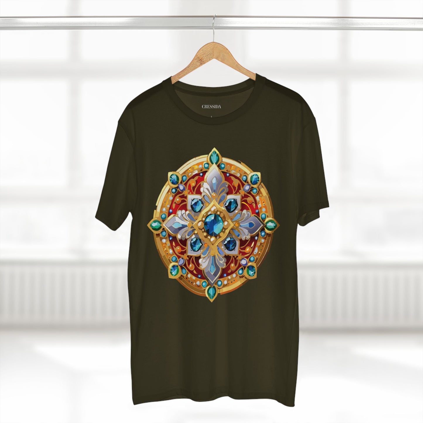 Medallion Shirt, Shirt with Medallion, Tee Shirt with Medal