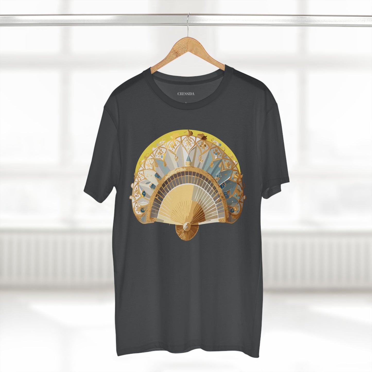 Fan shirt, Shirt with Fan, Tee Shirt with Antique Fan