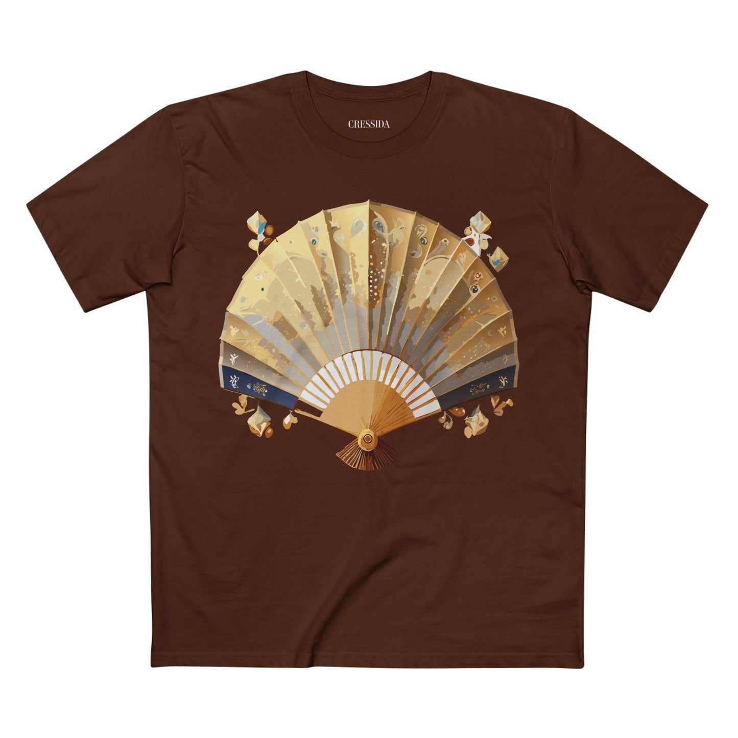 Fan shirt, Shirt with Fan, Tee Shirt with Antique Fan