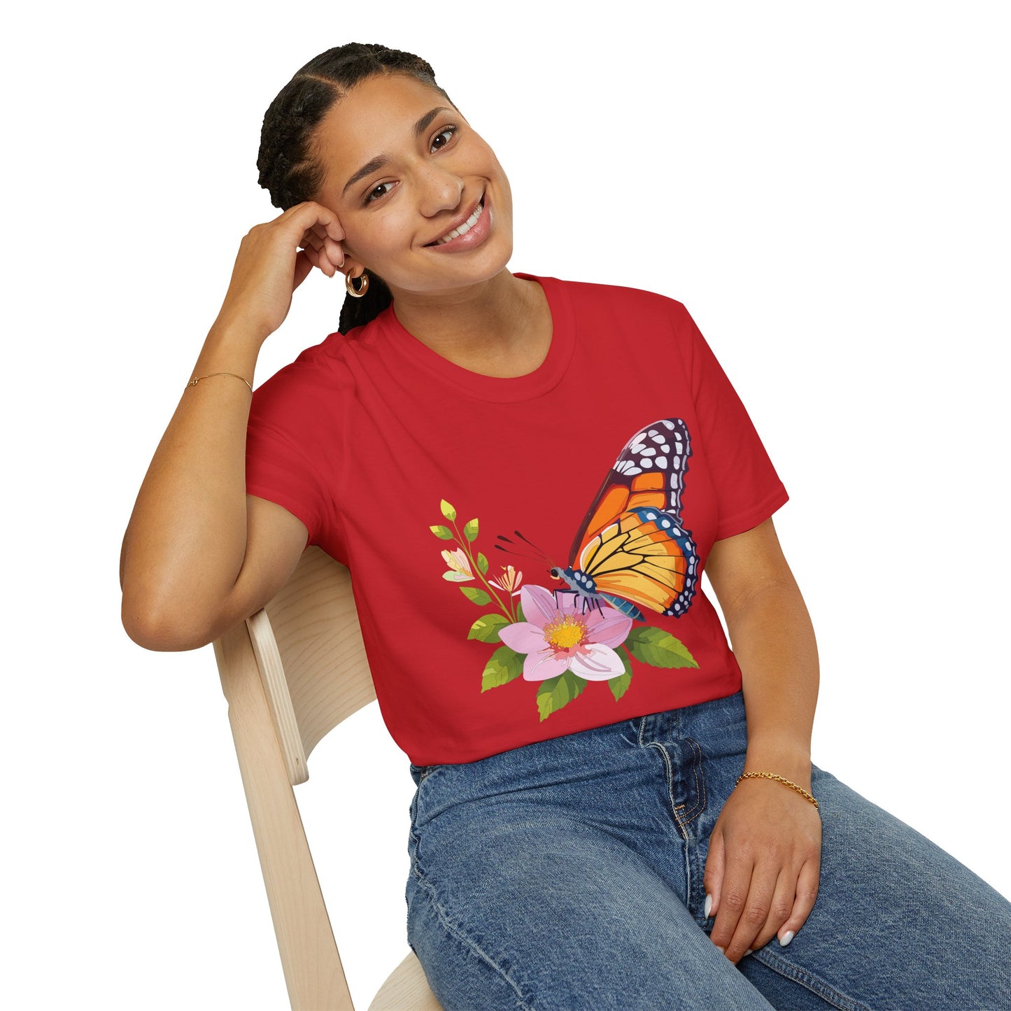 Butterfly Shirt, T Shirt with Butterfly, Monarch Shirt