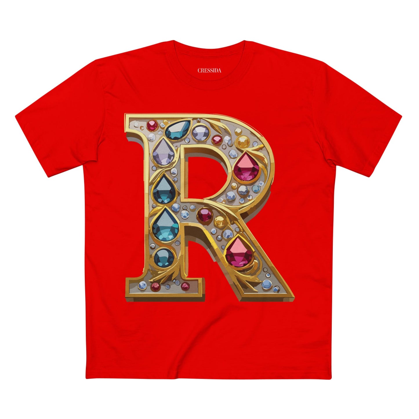 Letter Shirt, Shirt with Letters, Tee Shirt with Gold Letters