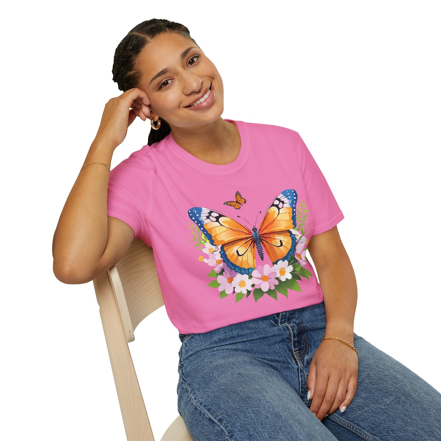 Butterfly Shirt, T Shirt with Butterfly, Monarch Shirt