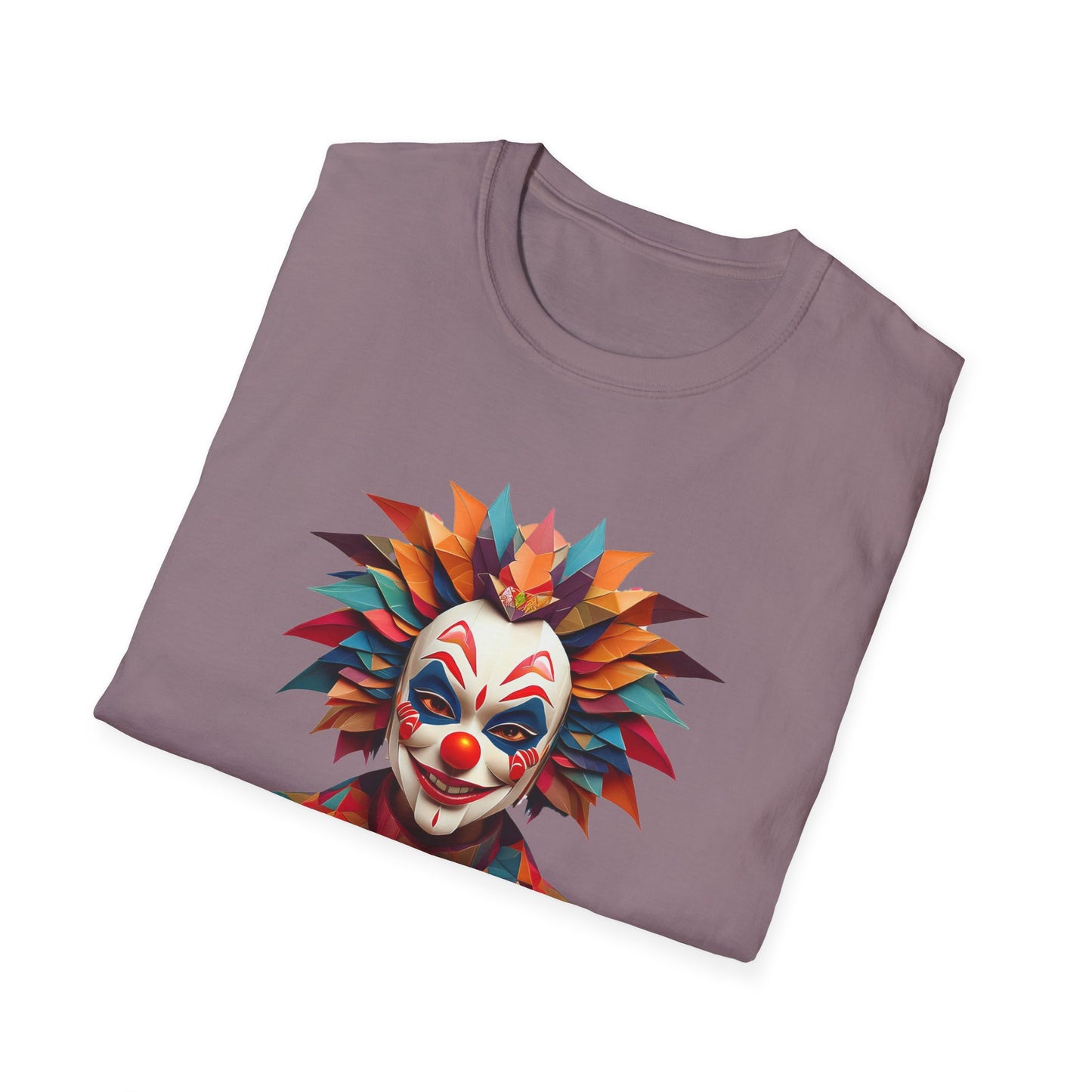 Clown Shirt, T Shirt with Clown, Funny Man Shirt, Tee Shirt with Funny Man, Circus Shirt, Shirt with Circus, Scary Man Shirt, Shirt with Scary Man