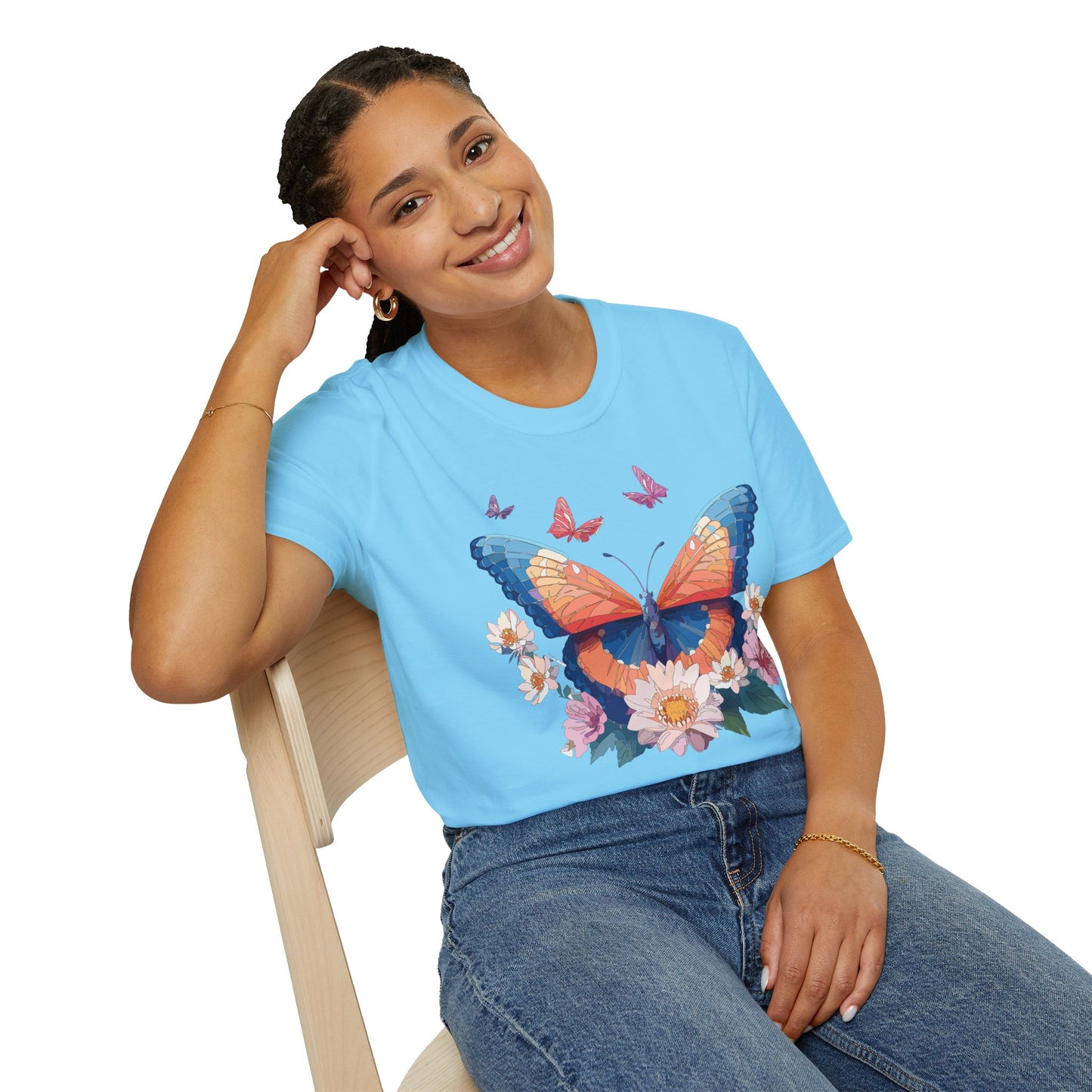 Butterfly Shirt, T Shirt with Butterfly, Monarch Shirt