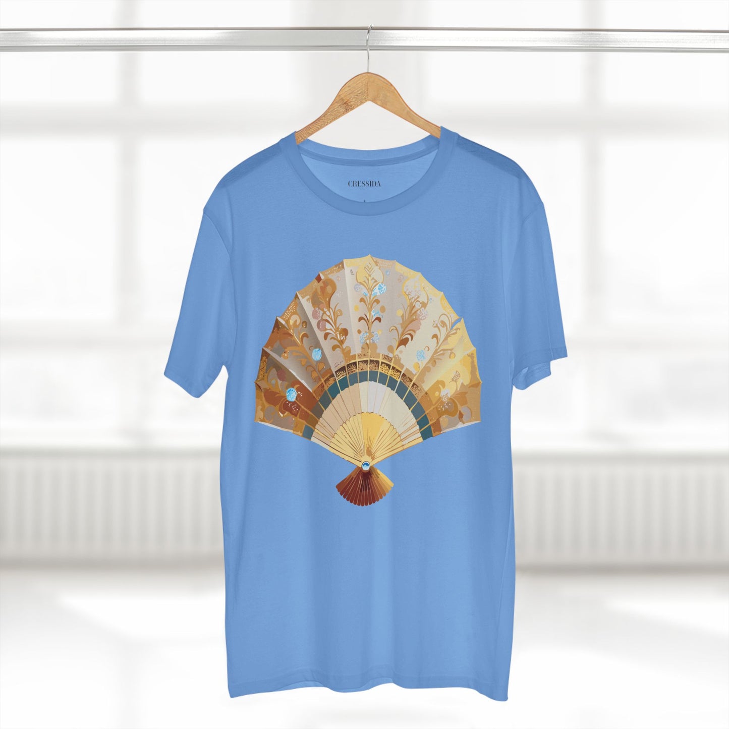 Fan shirt, Shirt with Fan, Tee Shirt with Antique Fan