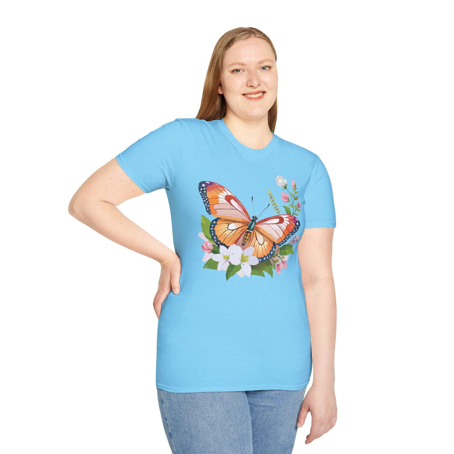 Butterfly Shirt, T Shirt with Butterfly, Monarch Shirt