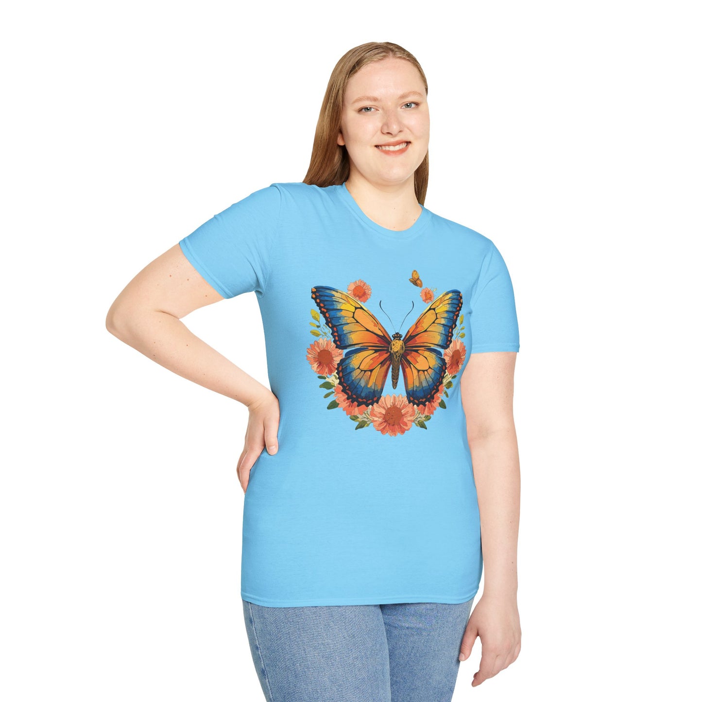 Butterfly Shirt, T Shirt with Butterfly, Monarch Shirt