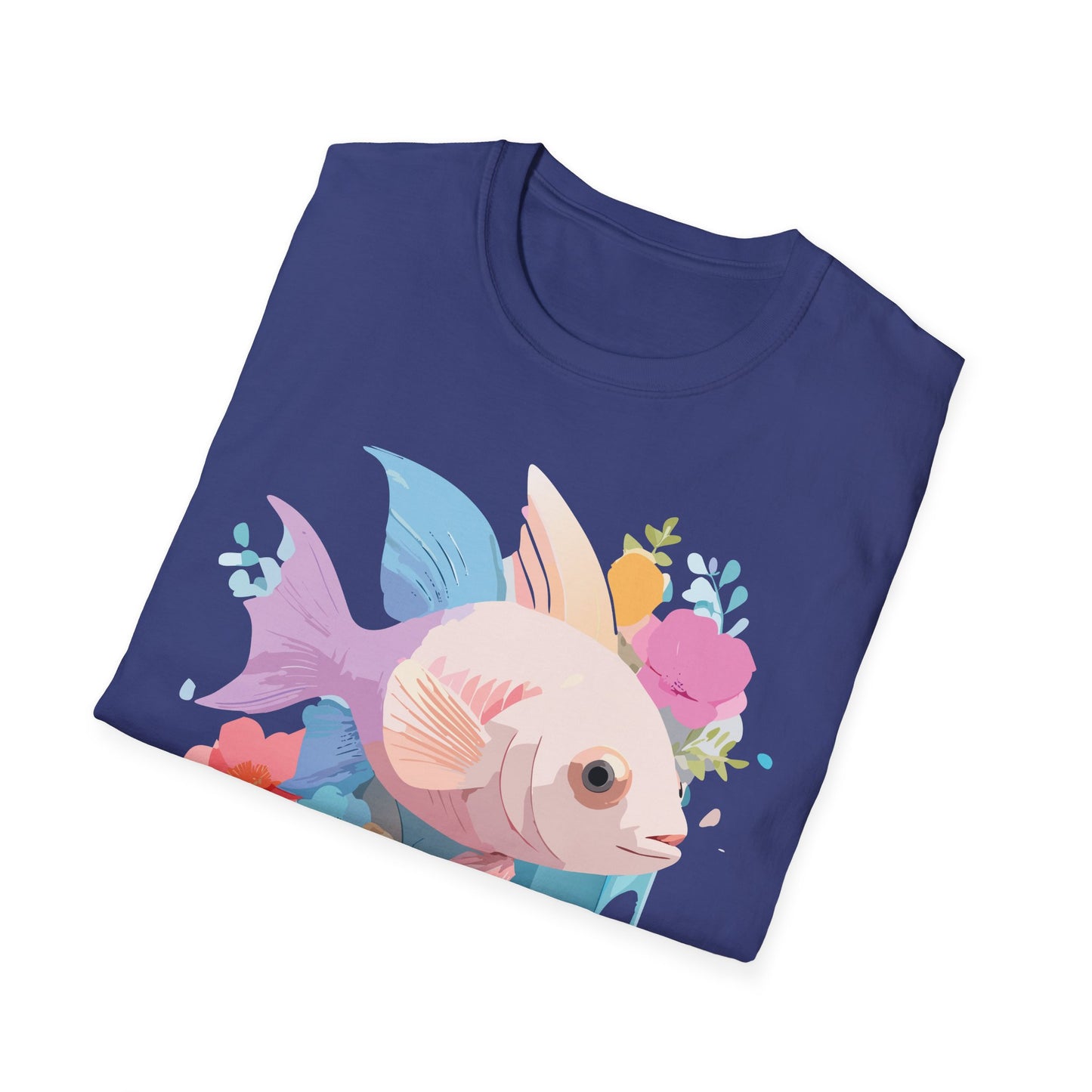 Fish Art Design Shirt, T Shirt with Fish, Graphic Shirt, Tee Shirt with Graphic Design, Shirt with Fish Graphic Art