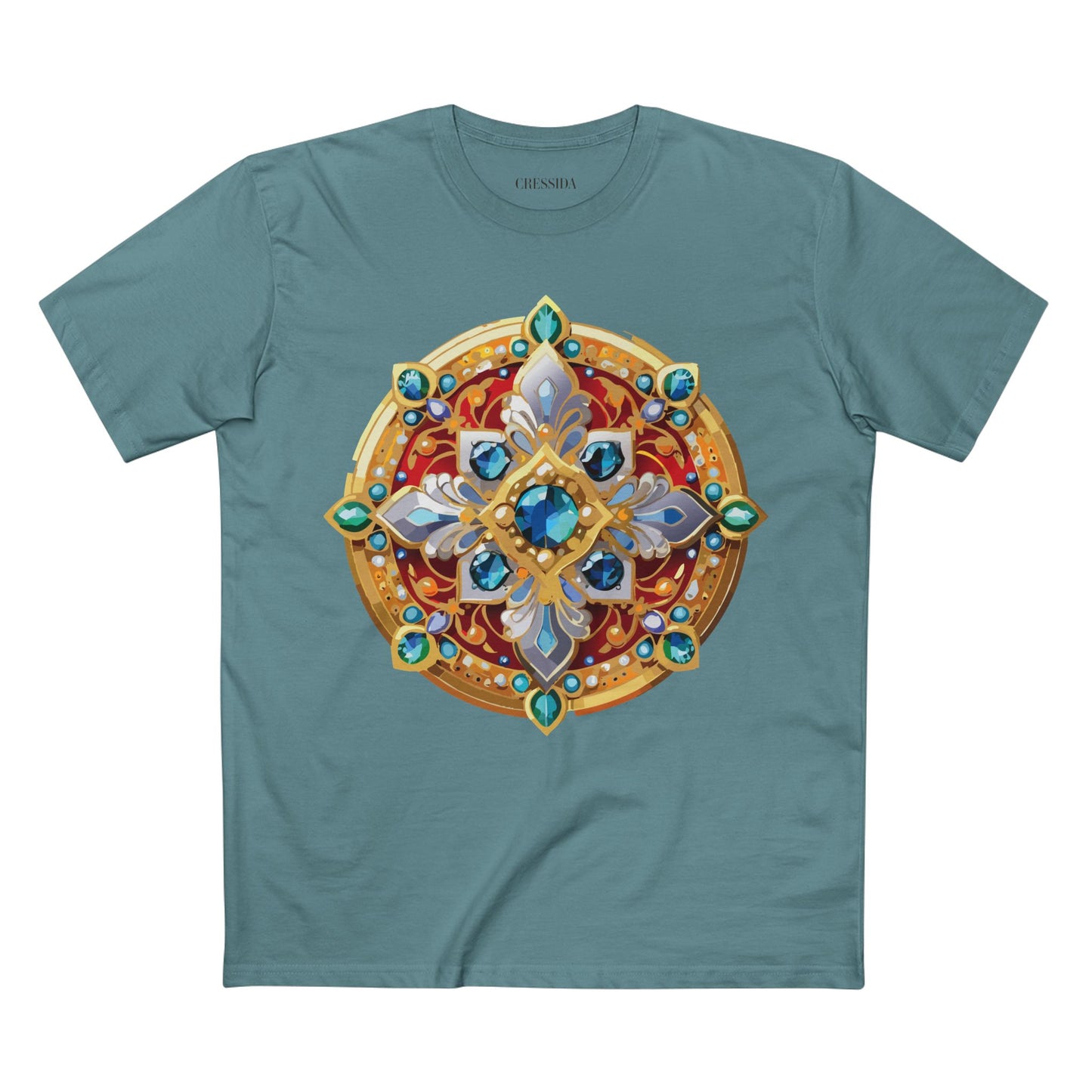 Medallion Shirt, Shirt with Medallion, Tee Shirt with Medal