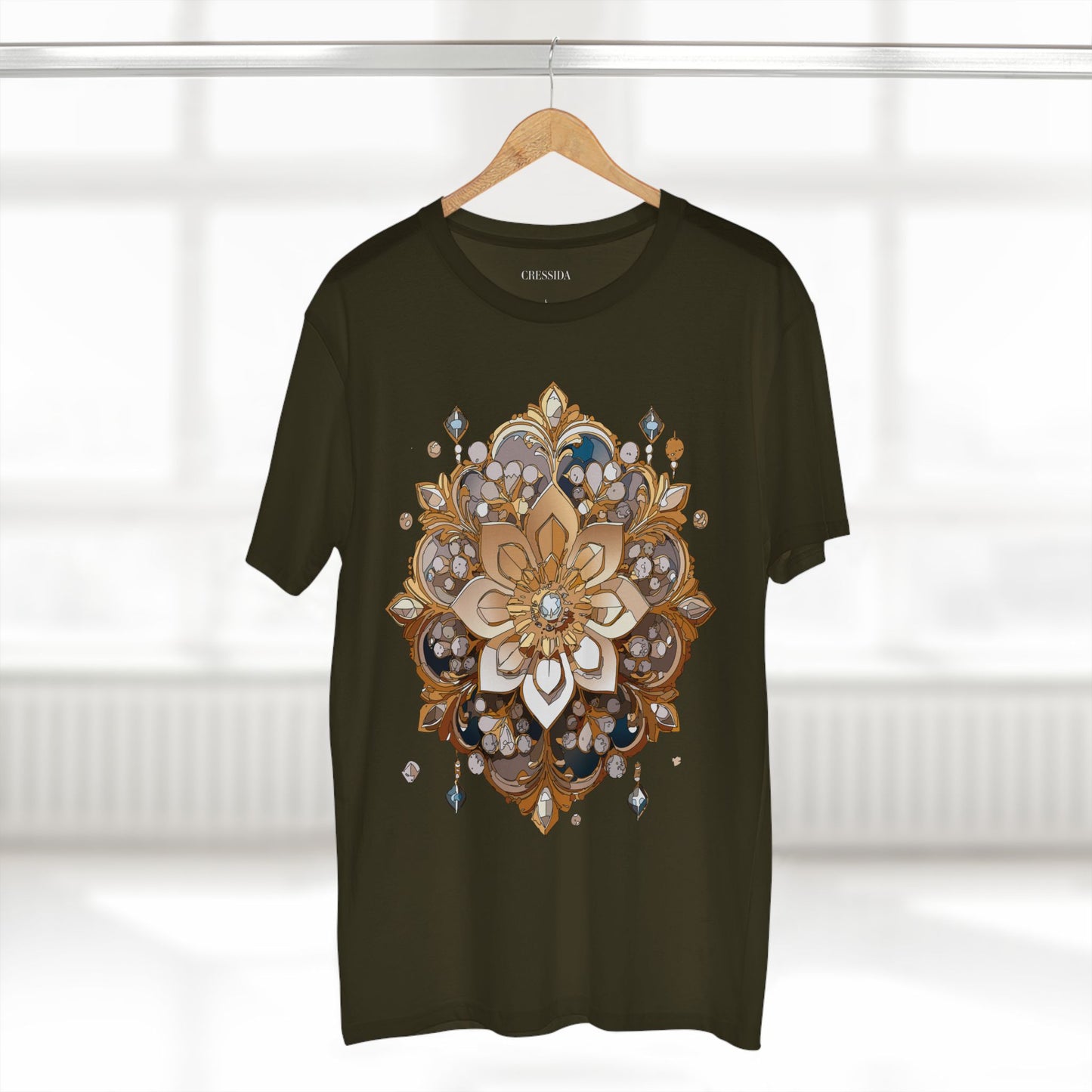 Floral Shirt, Shirt with Flower, Tee Shirt with Antique Flower