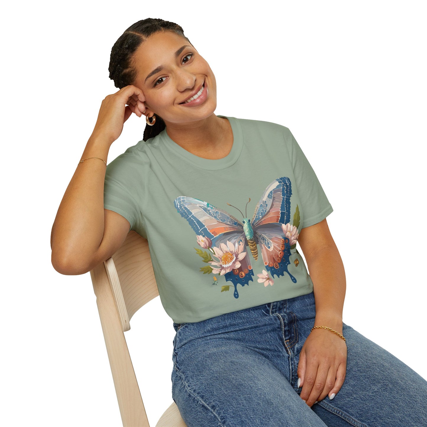Butterfly Shirt, T Shirt with Butterfly, Monarch Shirt