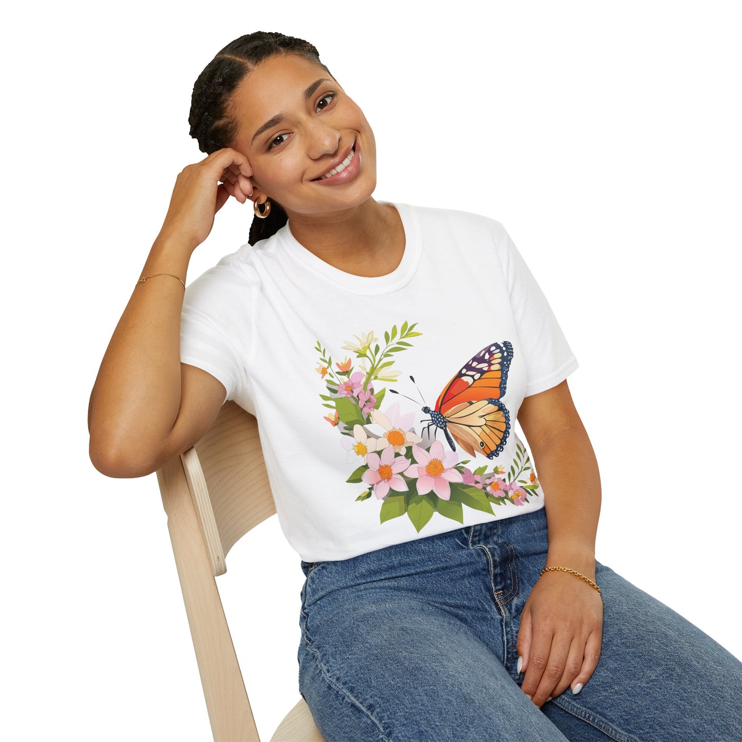 Butterfly Shirt, T Shirt with Butterfly, Monarch Shirt