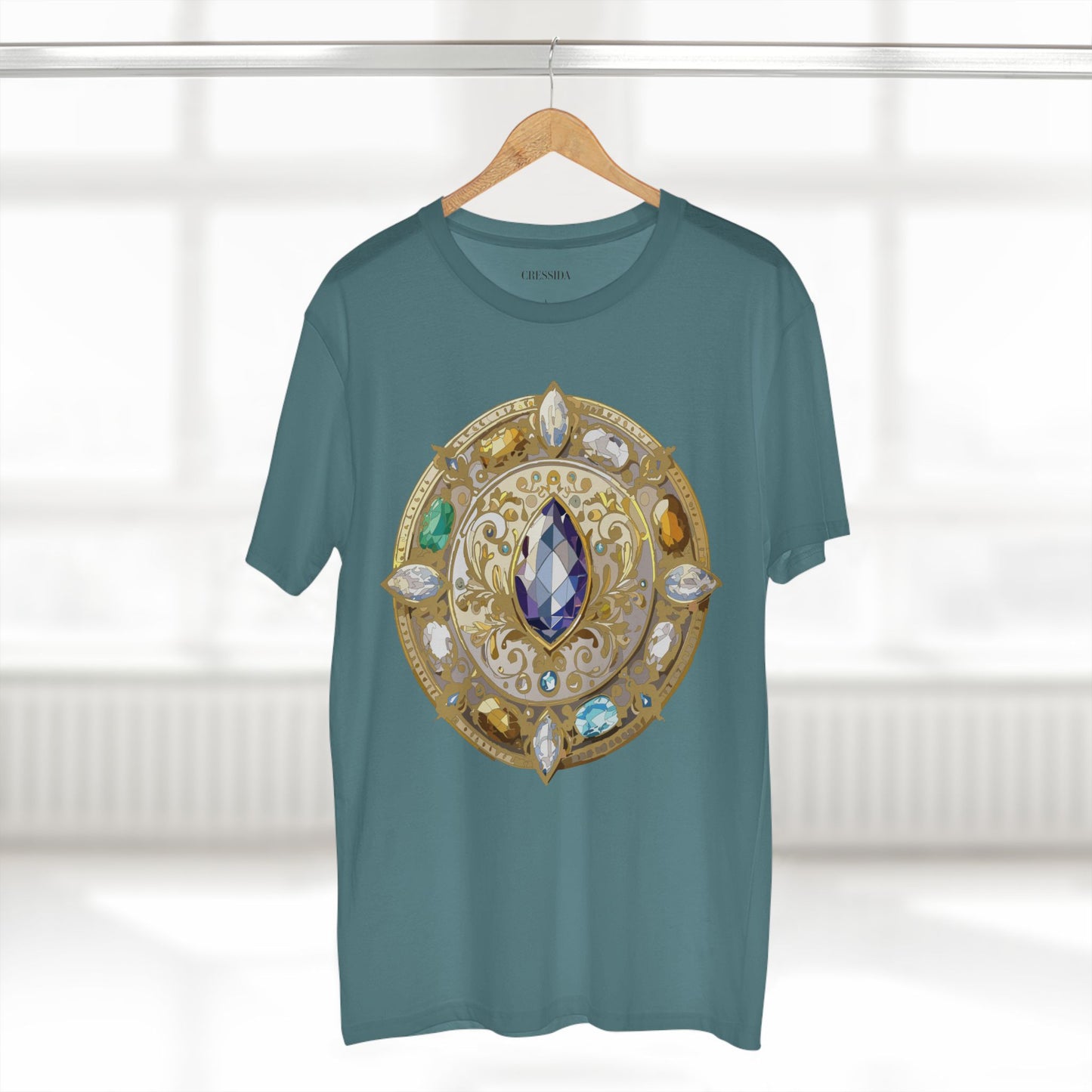 Medallion Shirt, Shirt with Medallion, Tee Shirt with Medal