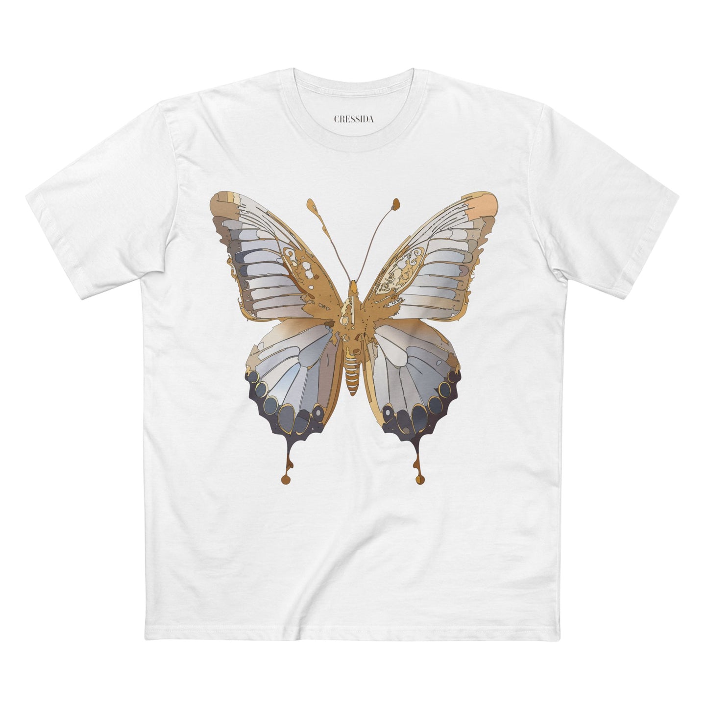 Butterfly shirt, Shirt with Butterfly, Tee Shirt with Antique Butterfly