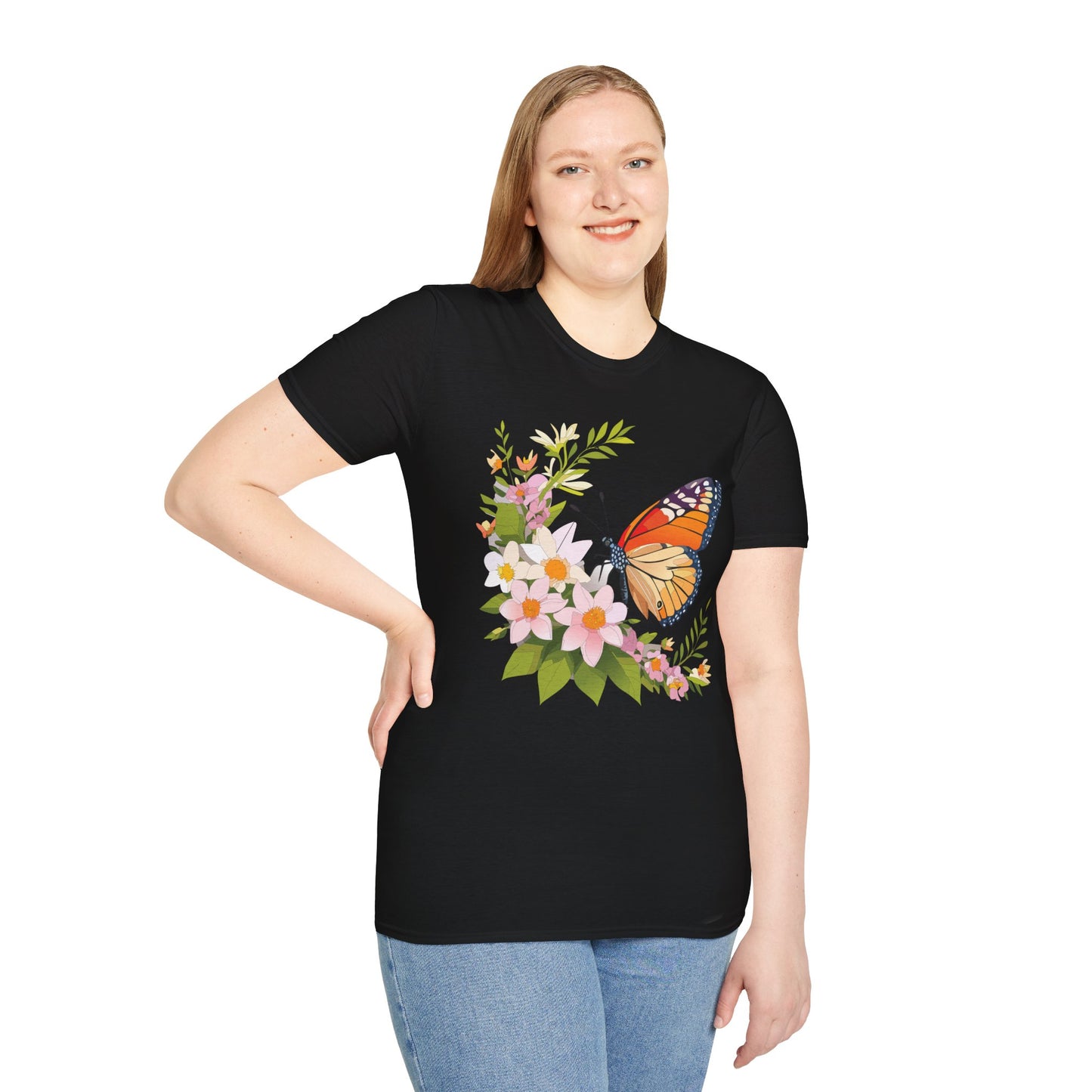 Butterfly Shirt, T Shirt with Butterfly, Monarch Shirt