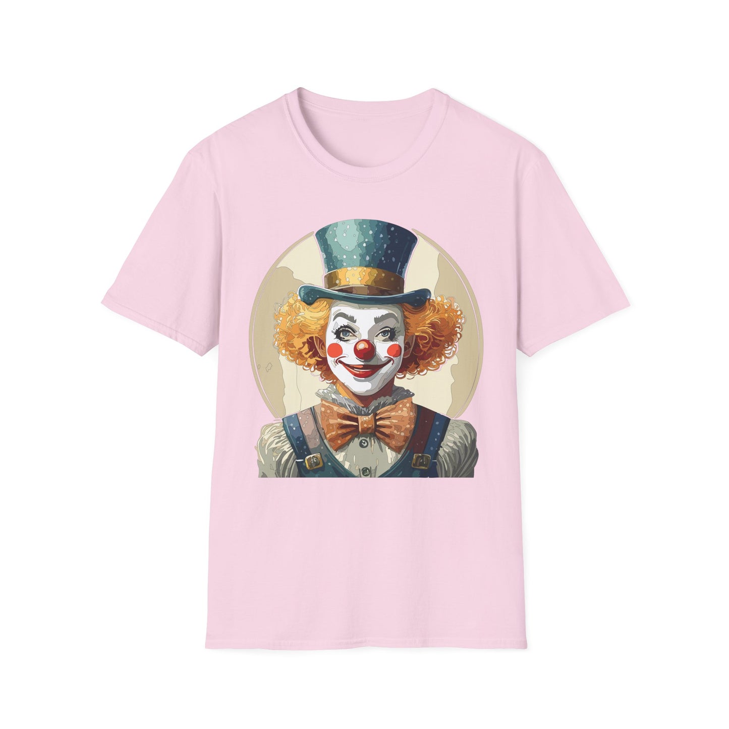 Clown Shirt, T Shirt with Clown, Funny Man Shirt, Tee Shirt with Funny Man, Circus Shirt, Shirt with Circus, Scary Man Shirt, Shirt with Scary Man