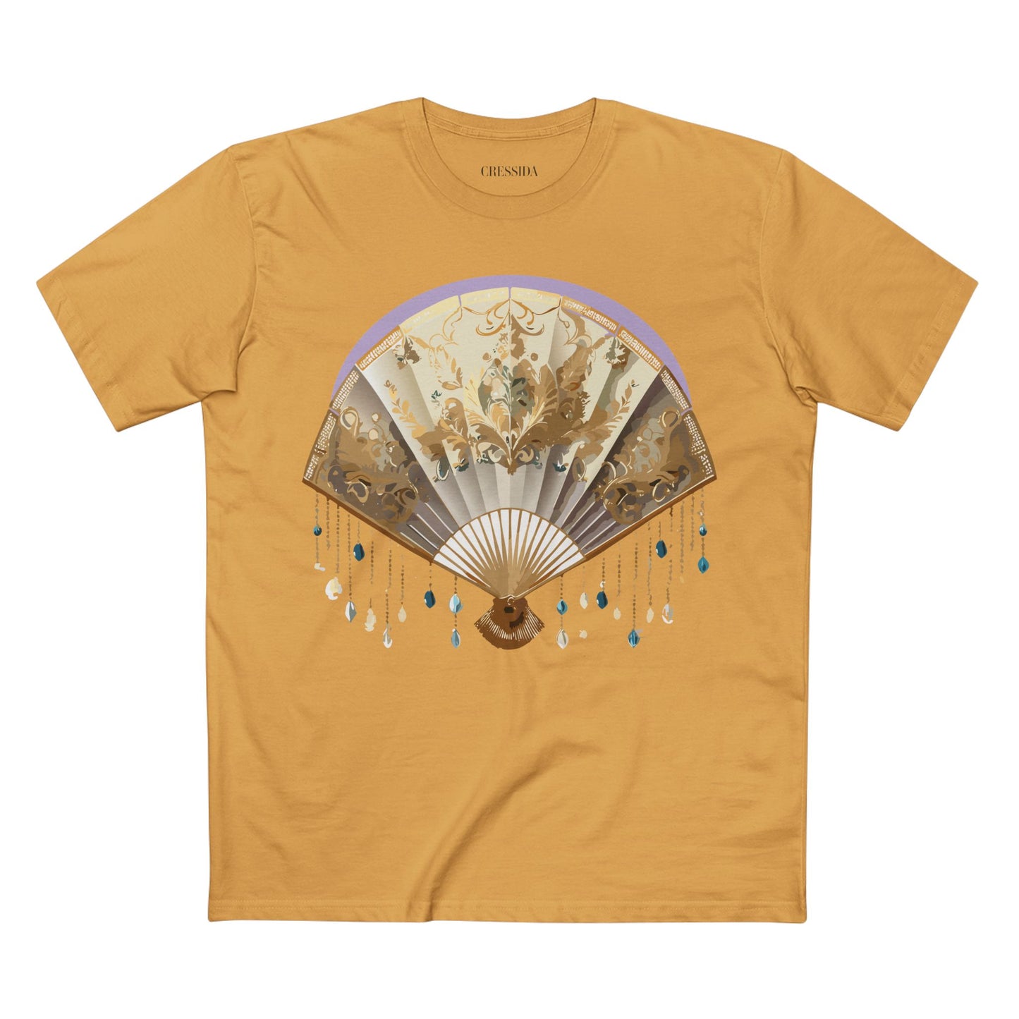 Fan shirt, Shirt with Fan, Tee Shirt with Antique Fan