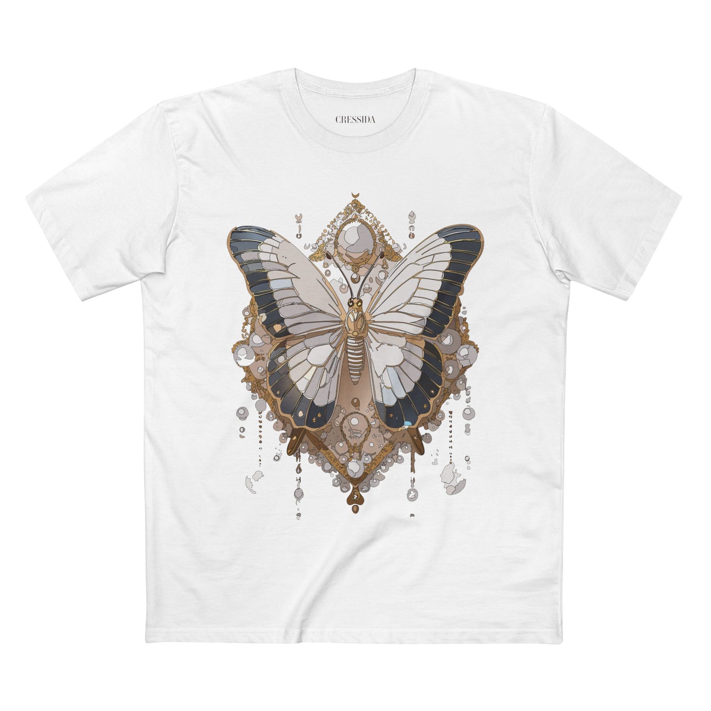 Butterfly shirt, Shirt with Butterfly, Tee Shirt with Antique Butterfly