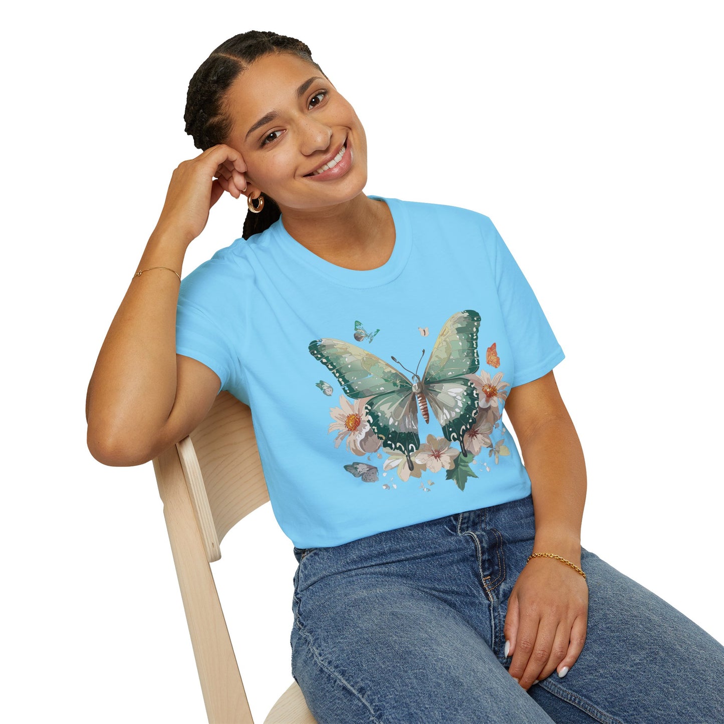 Butterfly Shirt, T Shirt with Butterfly, Monarch Shirt
