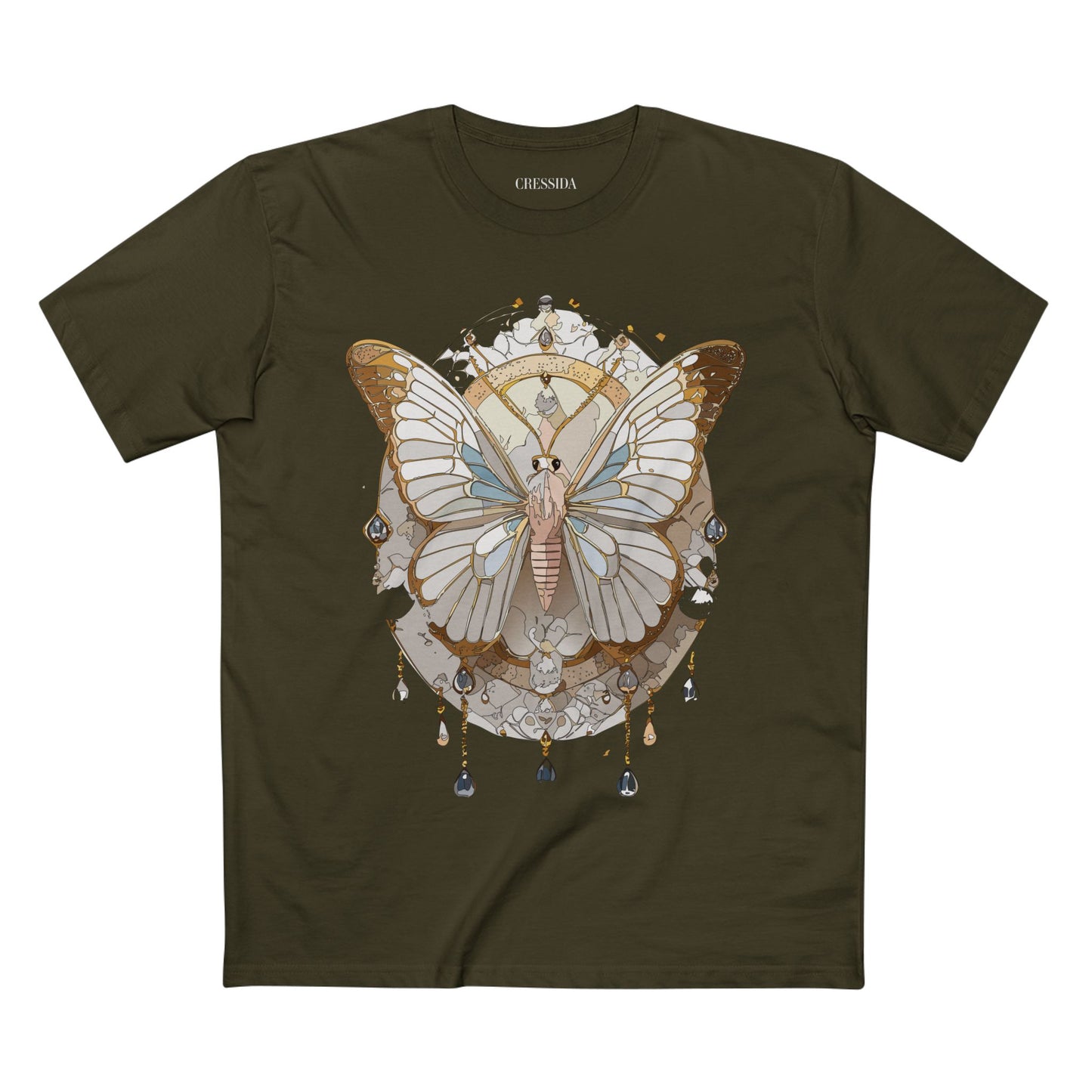 Butterfly shirt, Shirt with Butterfly, Tee Shirt with Antique Butterfly