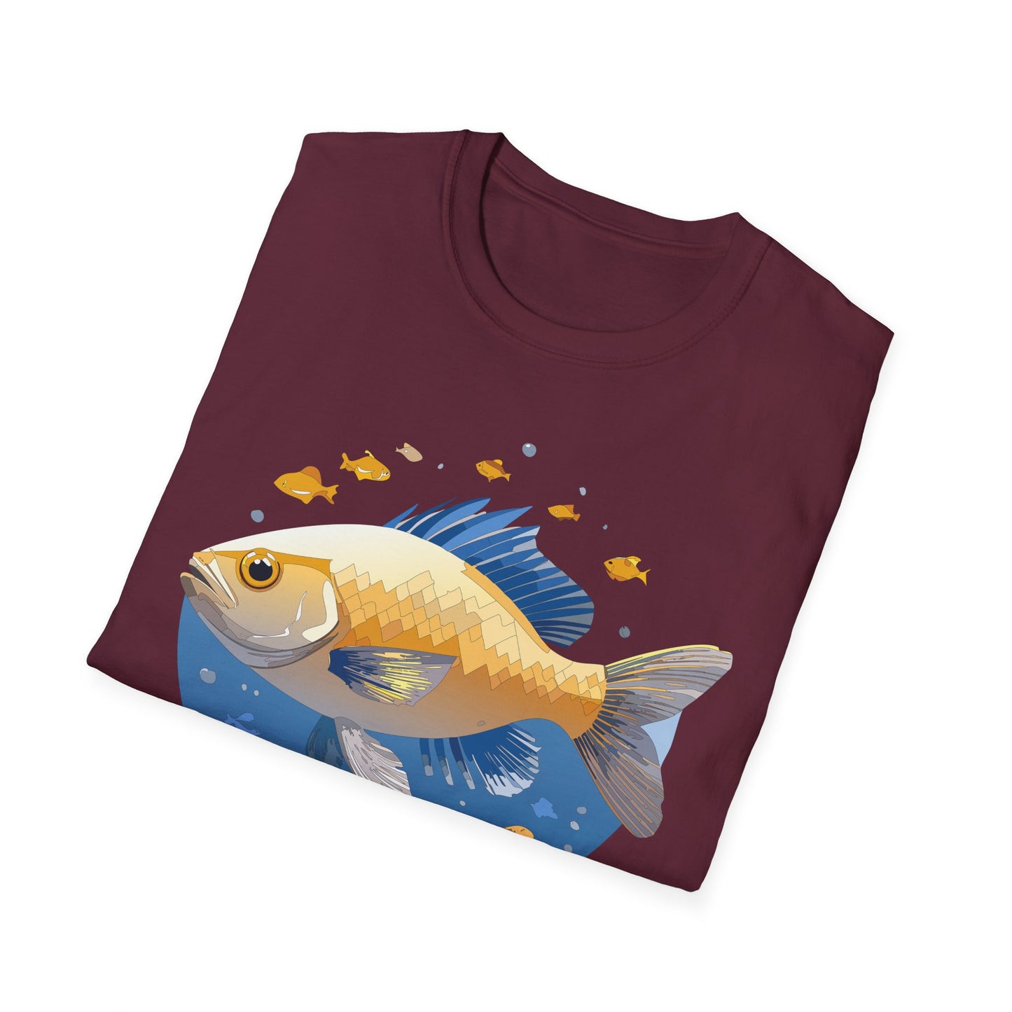 Fish Art Design Shirt, T Shirt with Fish, Graphic Shirt, Tee Shirt with Graphic Design, Shirt with Fish Graphic Art