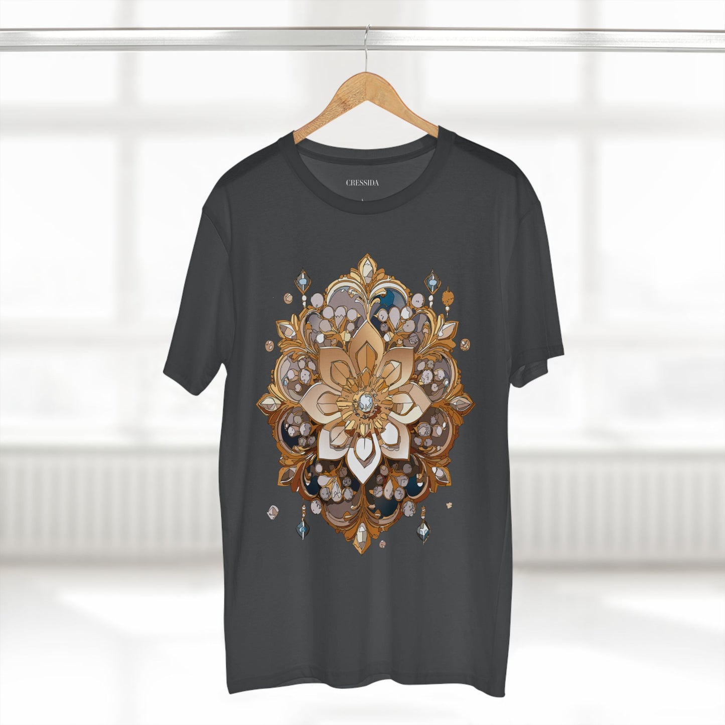 Floral Shirt, Shirt with Flower, Tee Shirt with Antique Flower