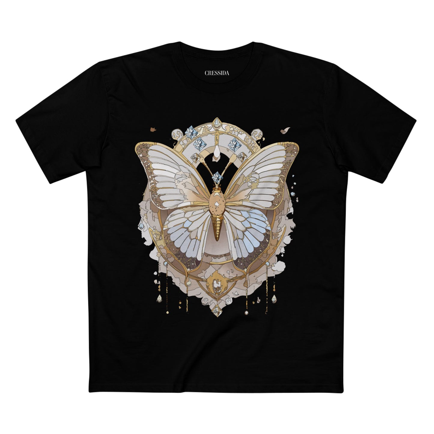 Butterfly shirt, Shirt with Butterfly, Tee Shirt with Antique Butterfly
