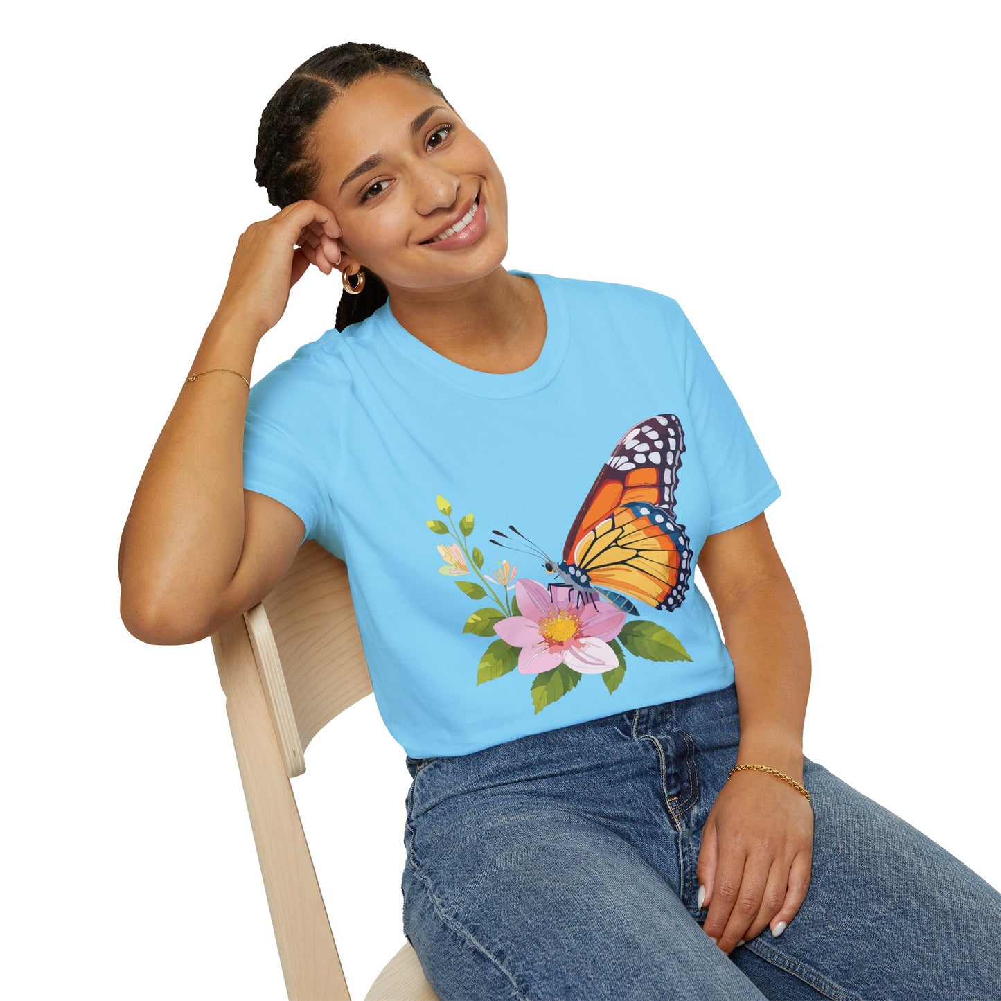 Butterfly Shirt, T Shirt with Butterfly, Monarch Shirt