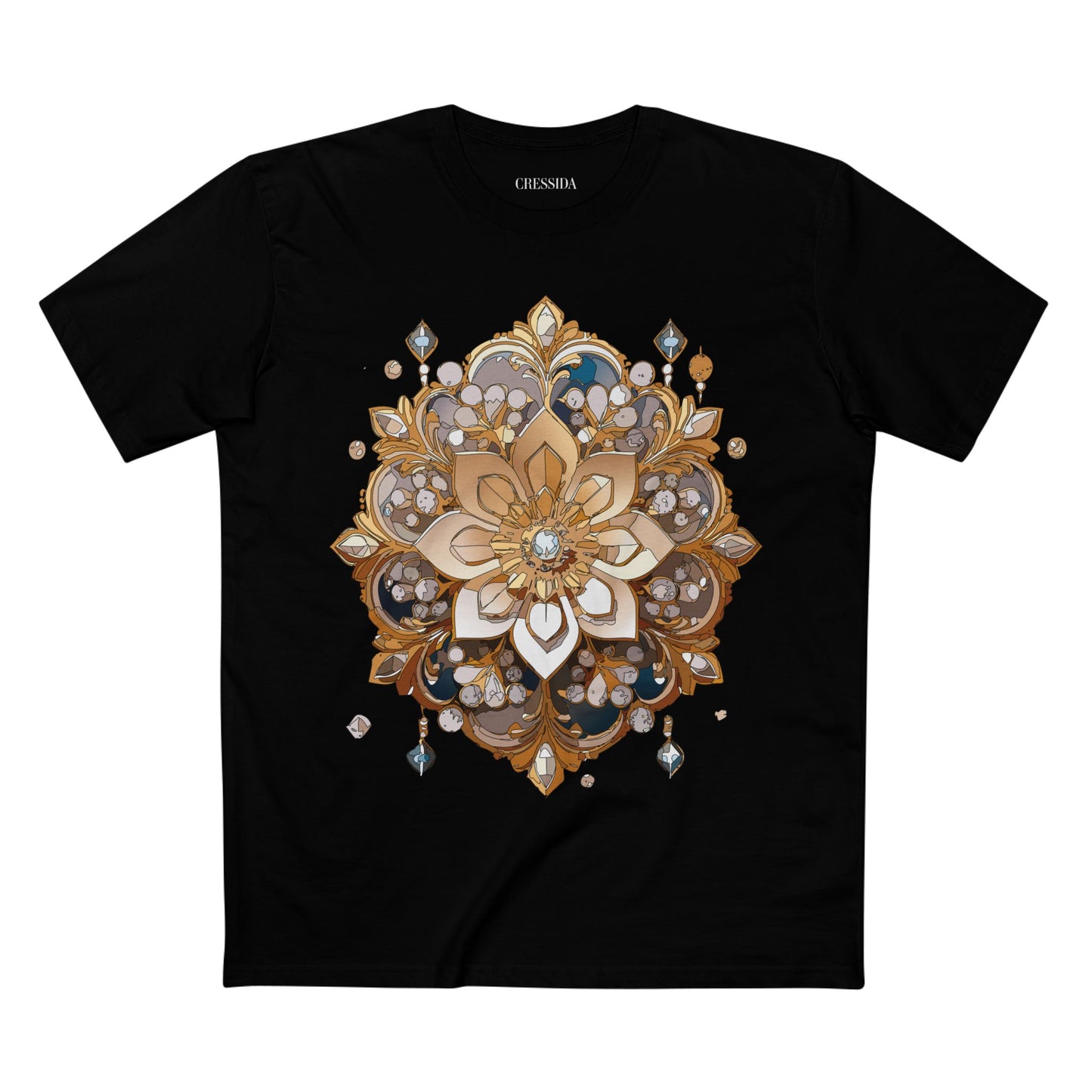Floral Shirt, Shirt with Flower, Tee Shirt with Antique Flower