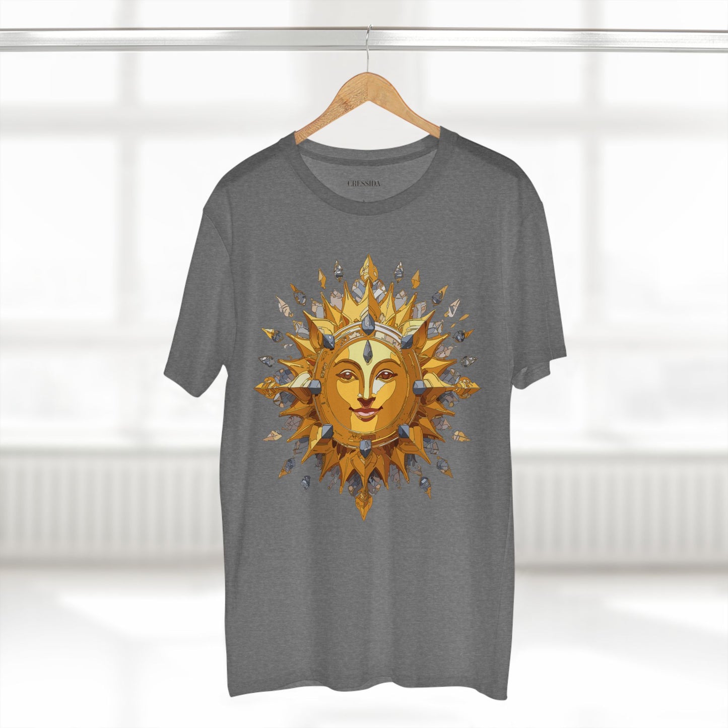 Sun Shirt, Shirt with Sun, Tee Shirt with Gold Sun