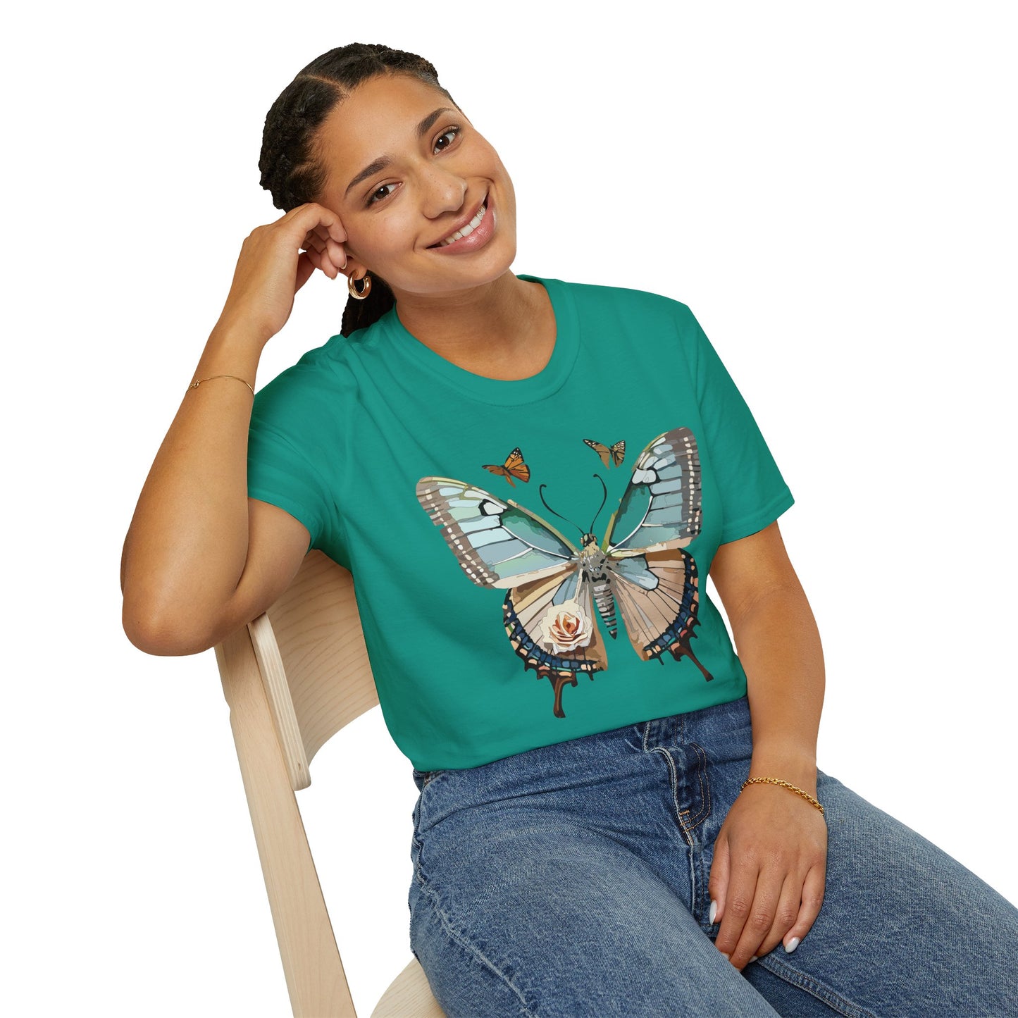 Butterfly Shirt, T Shirt with Butterfly, Monarch Shirt
