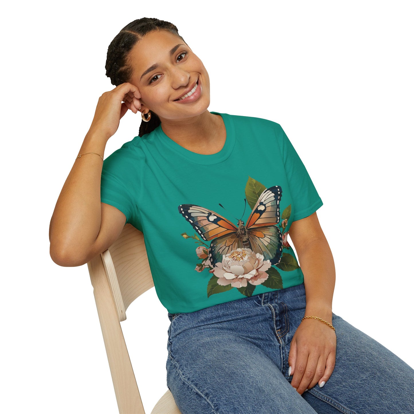 Butterfly Shirt, T Shirt with Butterfly, Monarch Shirt