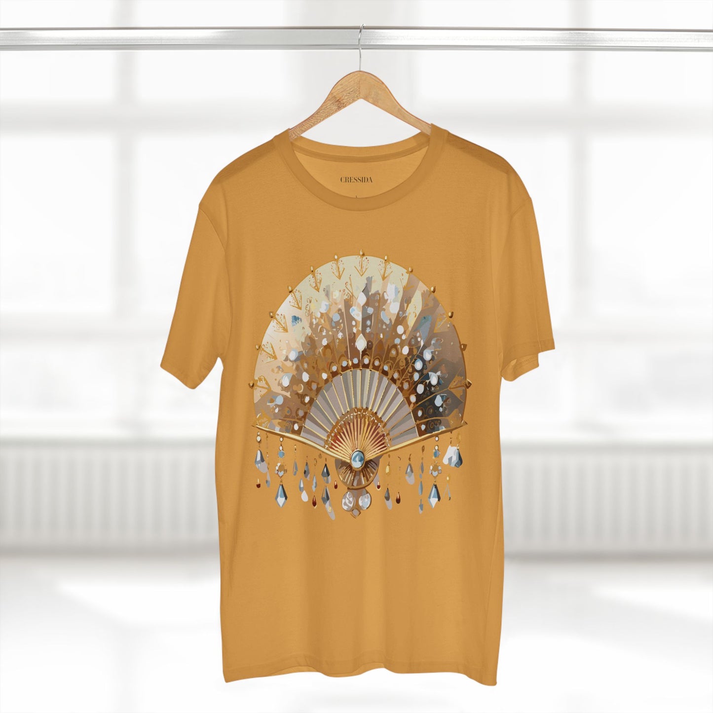 Fan shirt, Shirt with Fan, Tee Shirt with Antique Fan