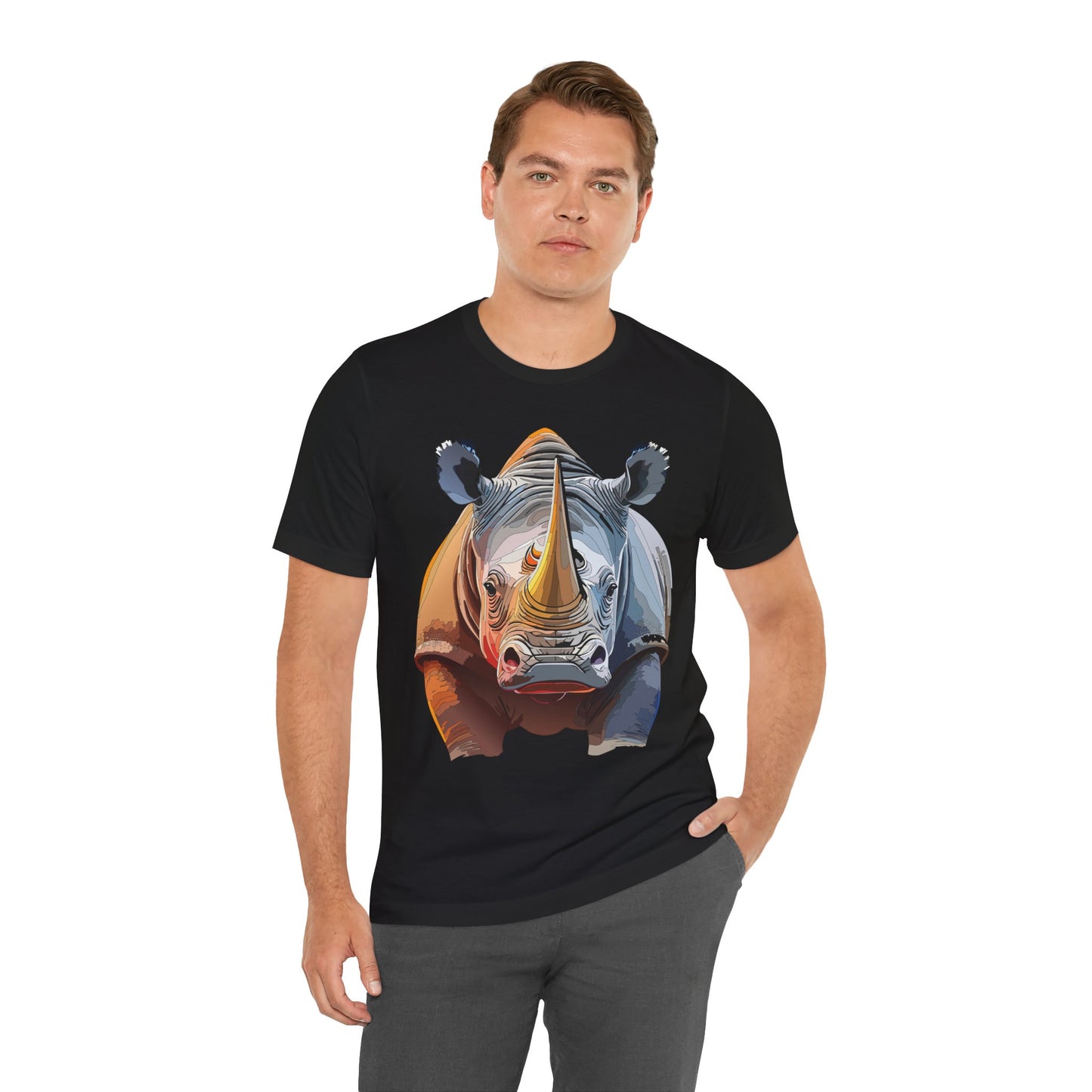 Unisex Animal Shirt, Tee Shirt with Animals, Art Design Tee Shirt, Wild Animals Shirt