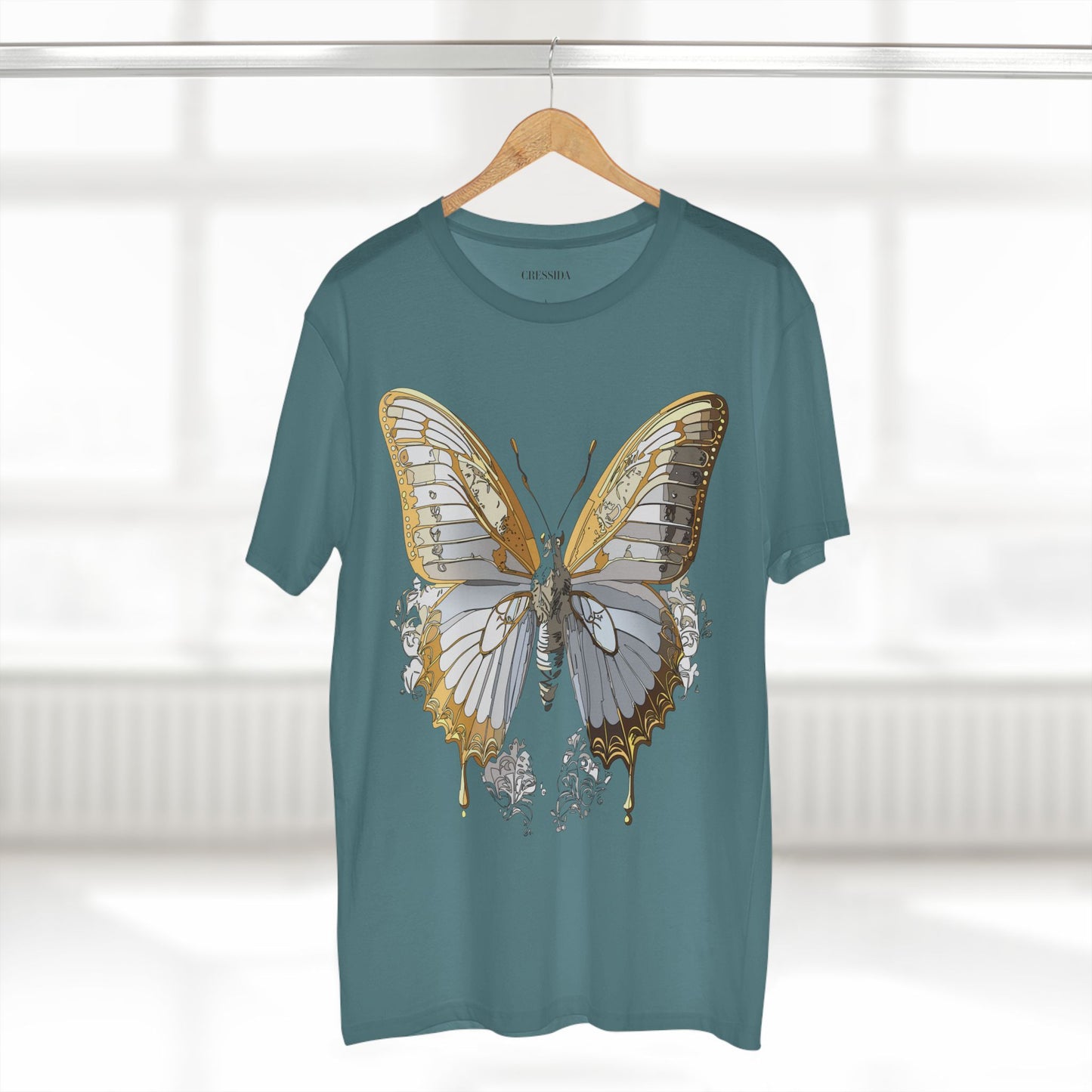 Butterfly shirt, Shirt with Butterfly, Tee Shirt with Antique Butterfly