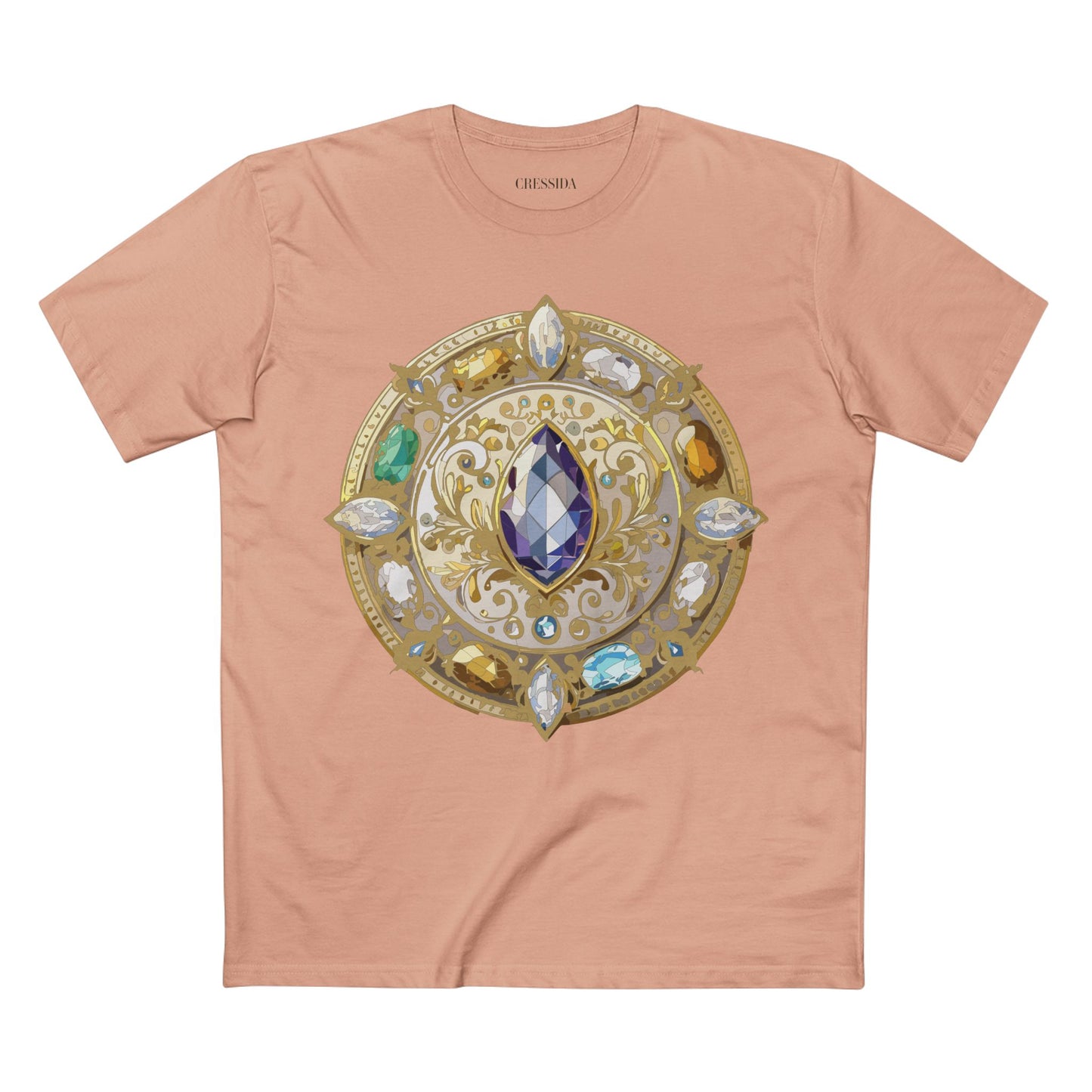 Medallion Shirt, Shirt with Medallion, Tee Shirt with Medal
