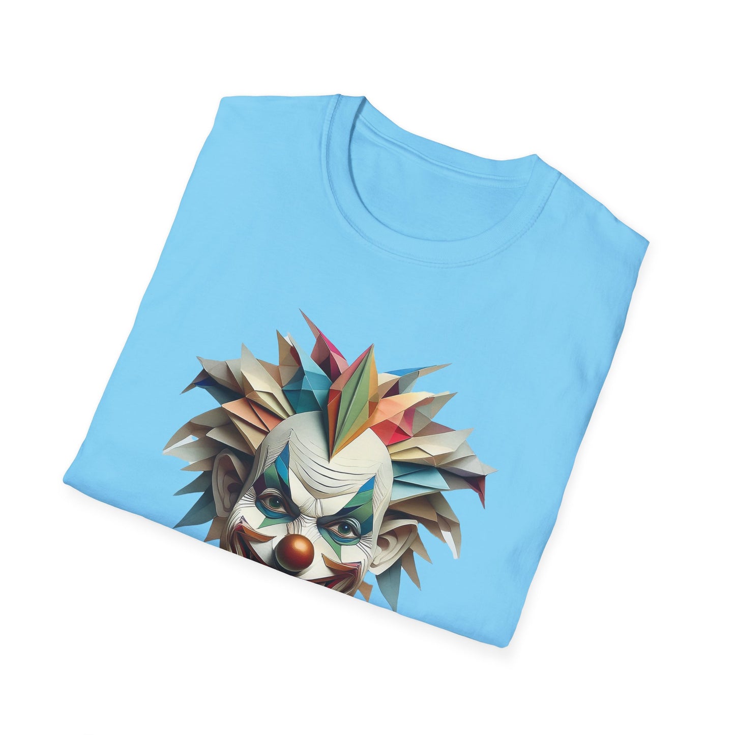 Clown Shirt, T Shirt with Clown, Funny Man Shirt, Tee Shirt with Funny Man, Circus Shirt, Shirt with Circus, Scary Man Shirt, Shirt with Scary Man