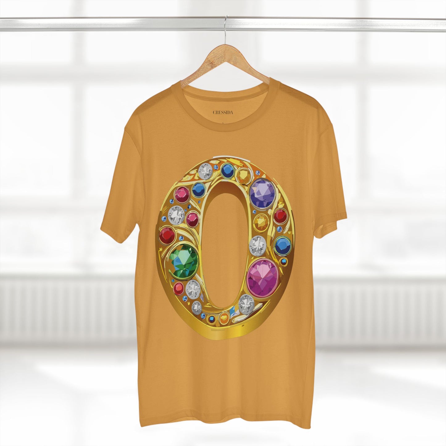 Letter Shirt, Shirt with Letters, Tee Shirt with Gold Letters