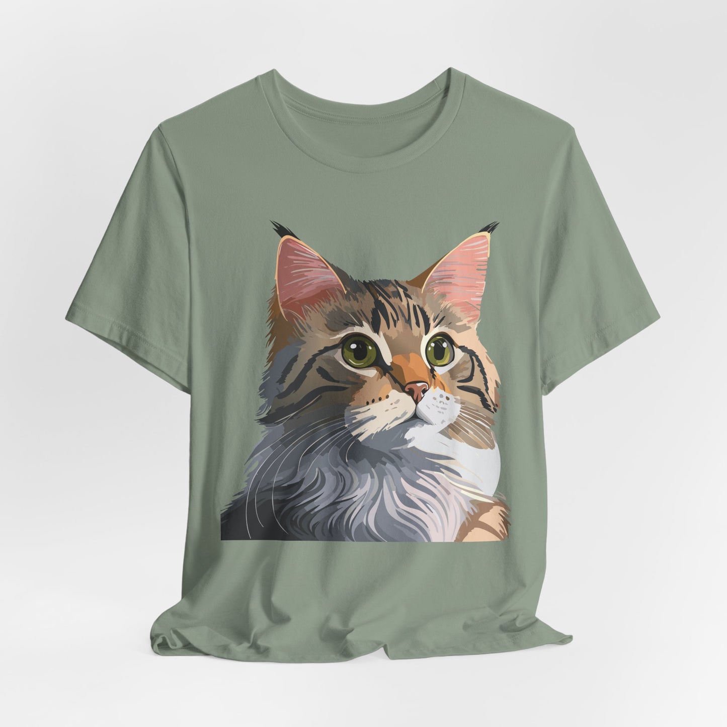 Unisex Animal Shirt, Tee Shirt with Animals, Art Design Tee Shirt, Wild Animals Shirt
