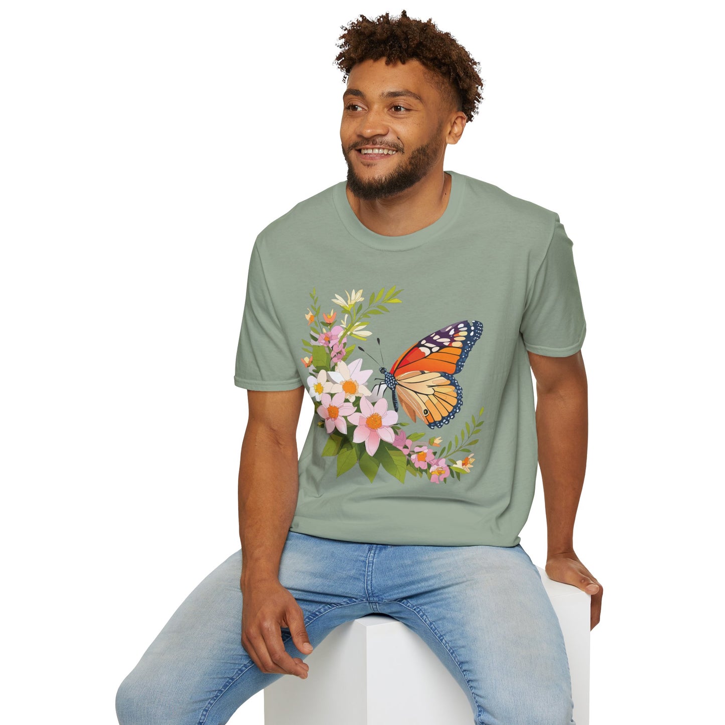 Butterfly Shirt, T Shirt with Butterfly, Monarch Shirt