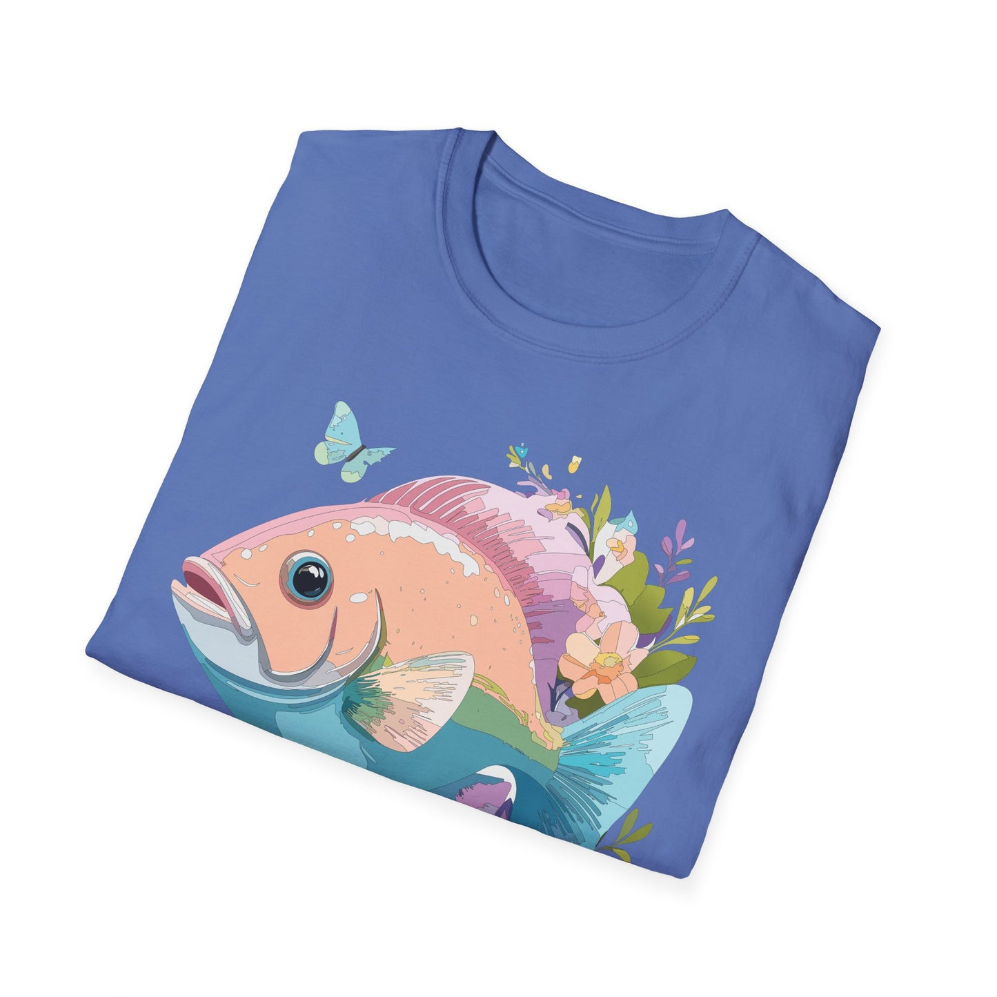 Fish Art Design Shirt, T Shirt with Fish, Graphic Shirt, Tee Shirt with Graphic Design, Shirt with Fish Graphic Art