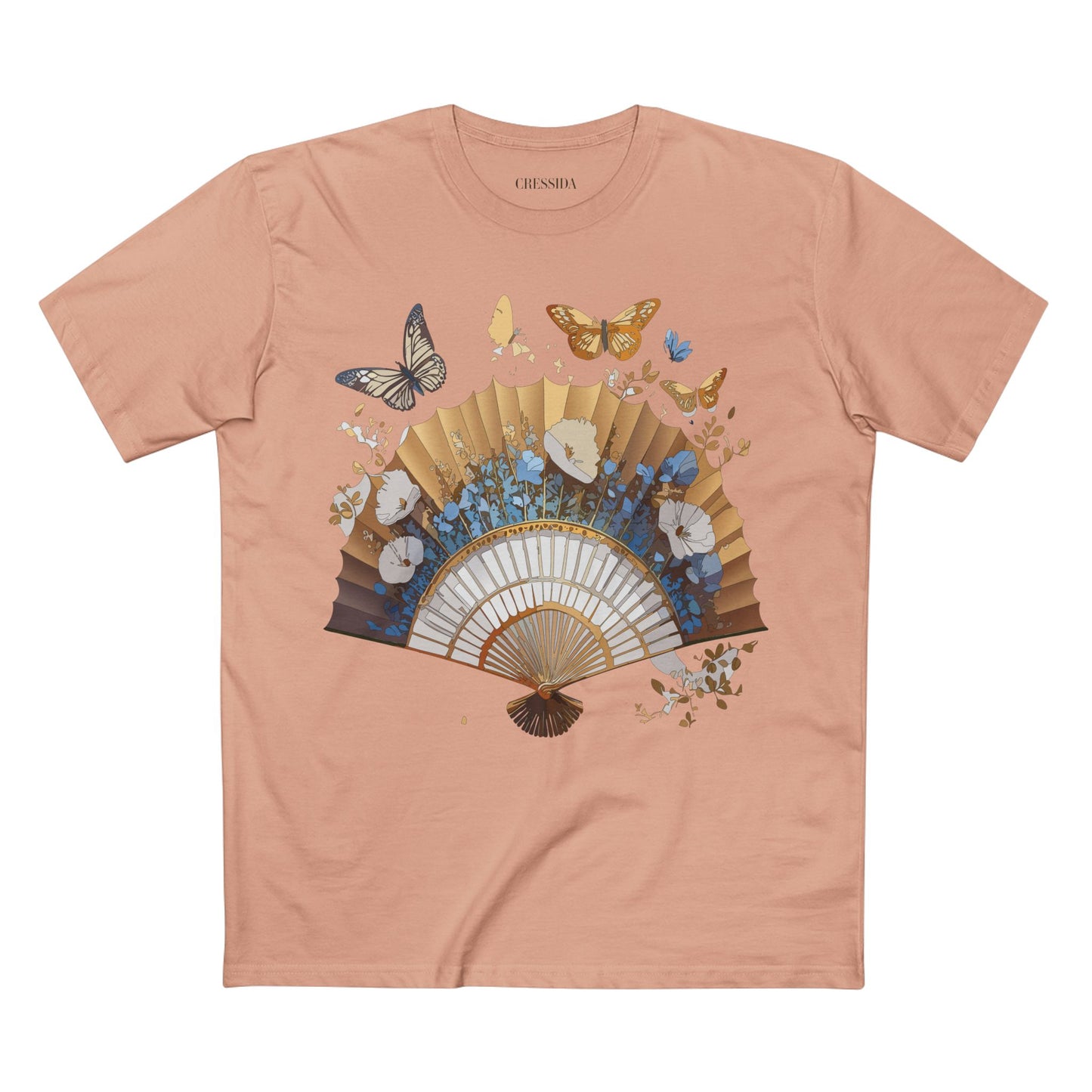 Fan shirt, Shirt with Fan, Tee Shirt with Antique Fan